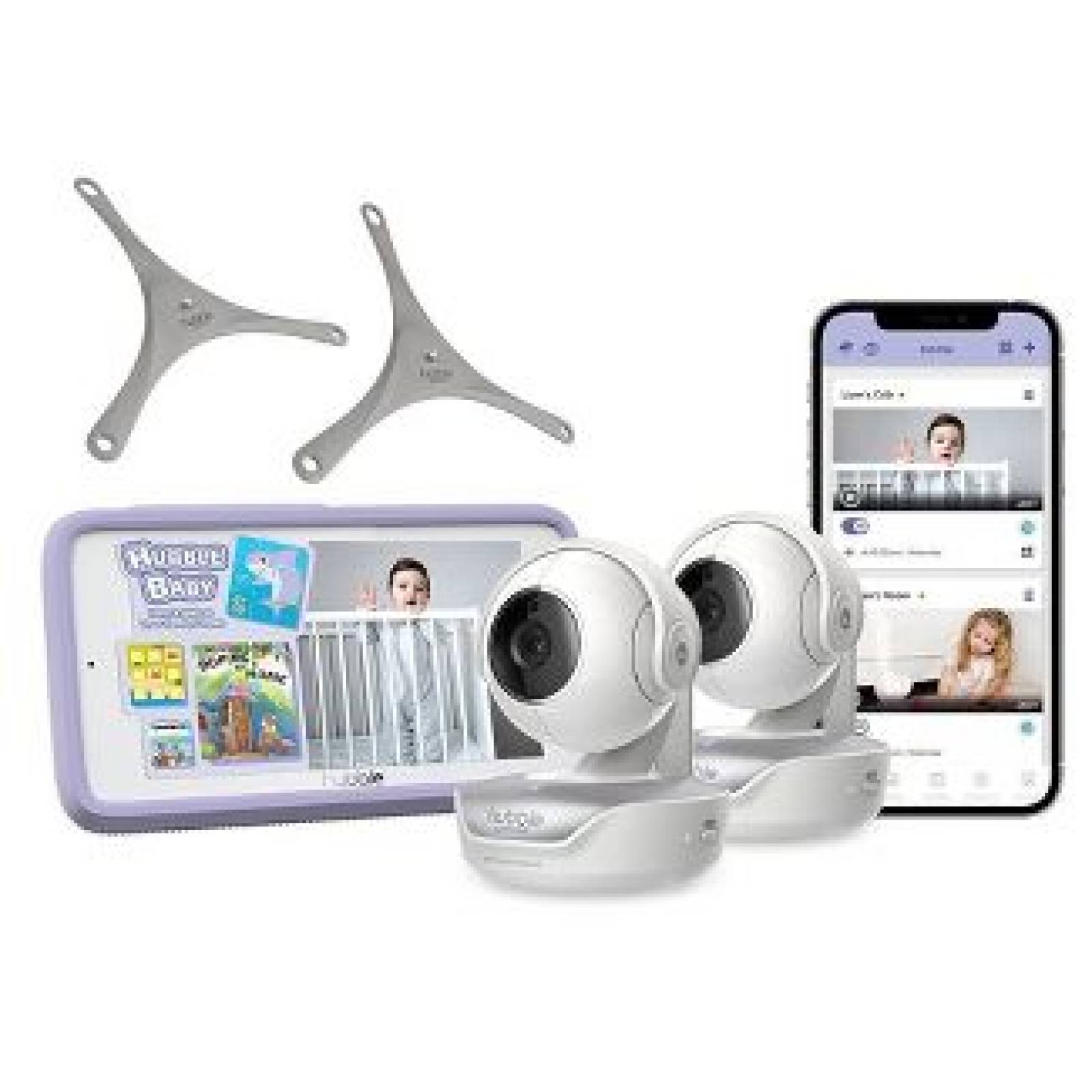 Monitor Bebe y Camara Wifi Hubble Pal Deluxe Twin 5 Pulgadas
