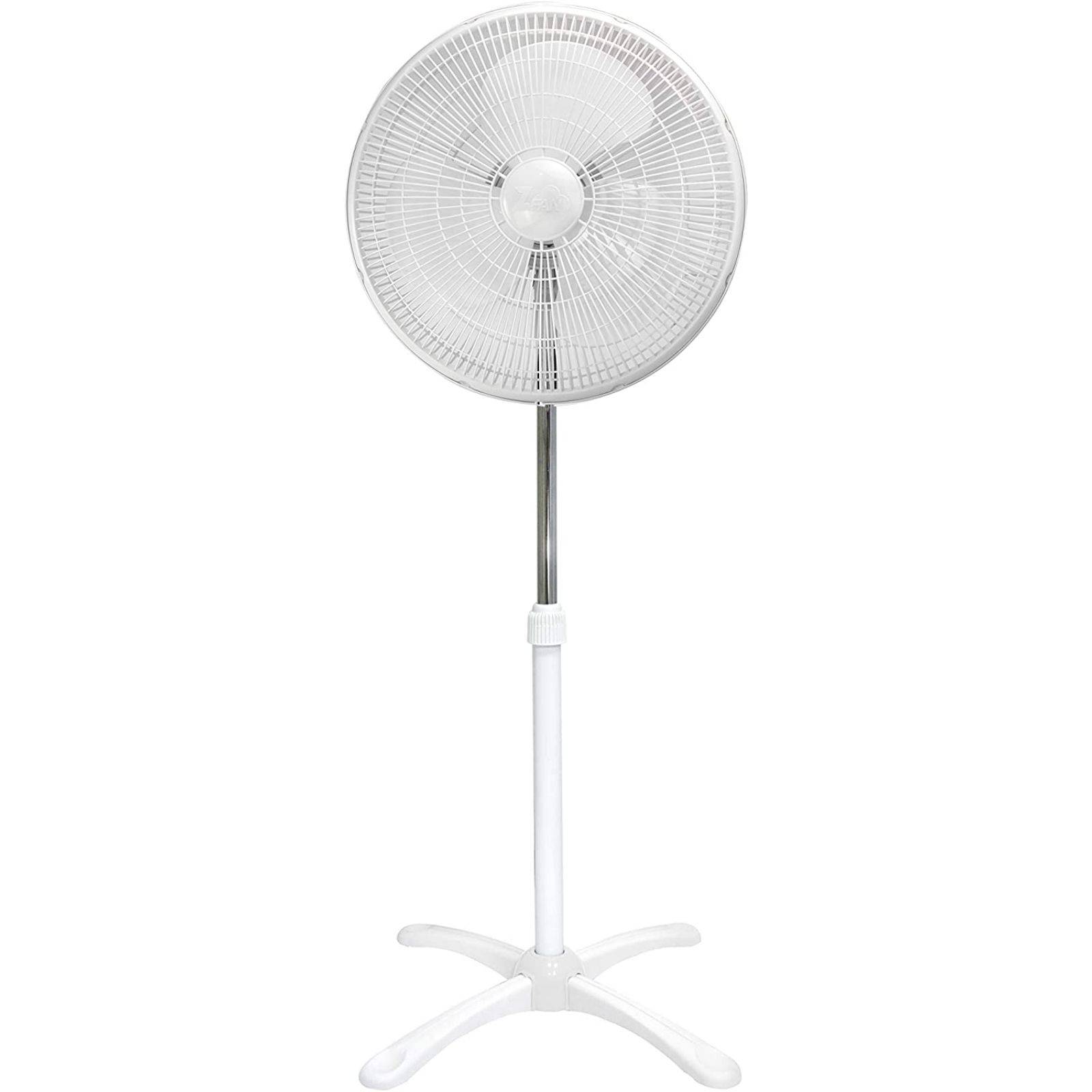 Ventilador De Pie Mytek 3 Aspas Plástico Blanco 3197