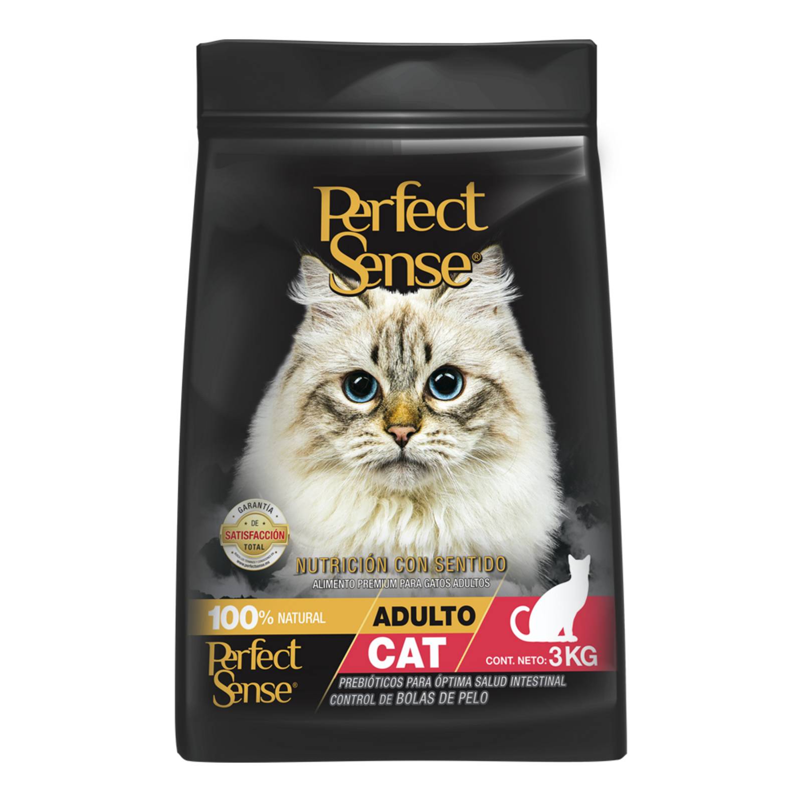 Alimento para Gato Adulto 3 Kg Balanceado Perfect Sense