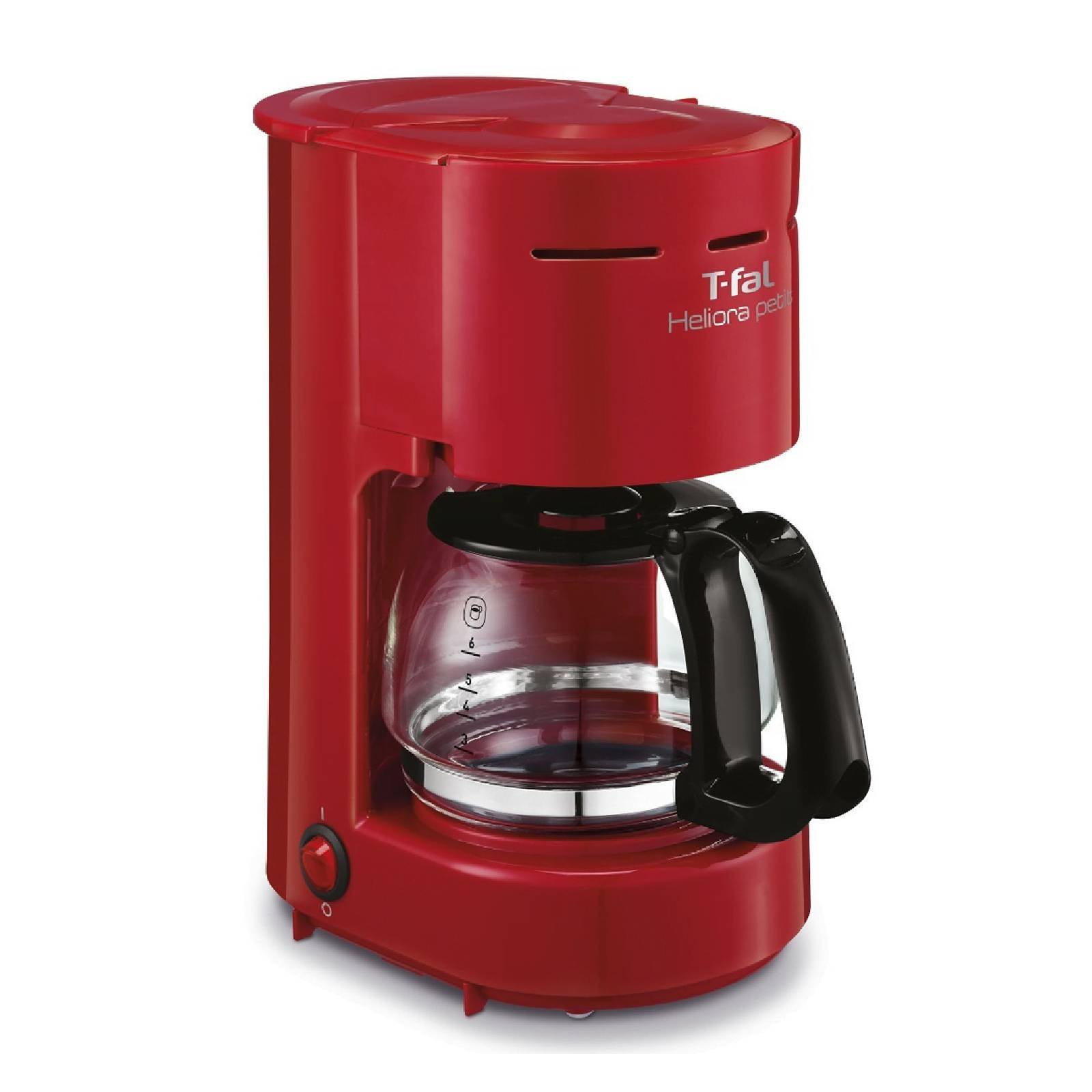 Cafetera T Fal 4 Tazas Antigoteo Jarra Vidrio Heliora