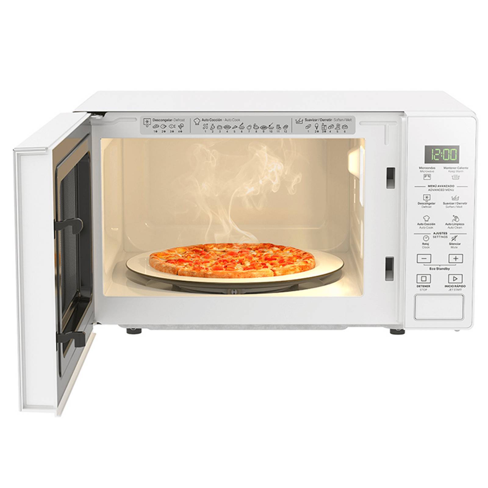 Horno Microondas Whirlpool 700W 0 7 Pies Cúbicos WM 1807W