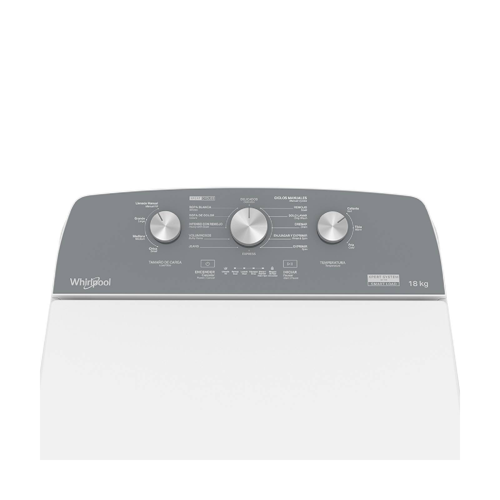 Lavadora Whirlpool 18 Kilos 8MWTW 1813MJM Carga Superior