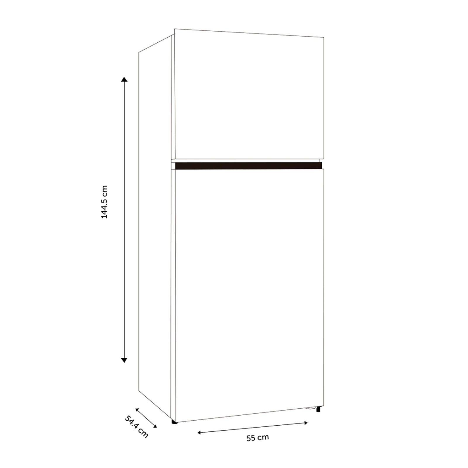 Refrigerador Puerta Reversible 205 Litros RT80D6AGX Hisense