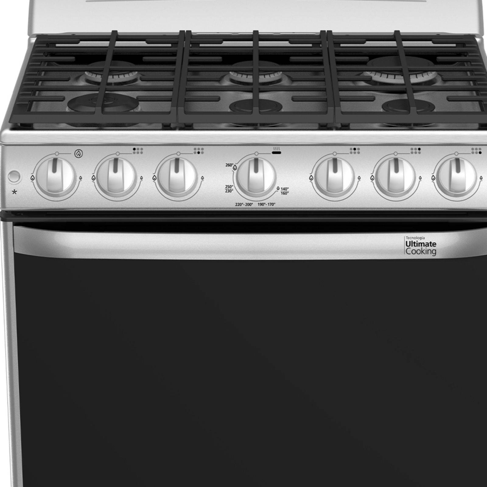 Estufa Mabe De Piso 6 Quemadores 30 Pulgadas EM7654BFIS1