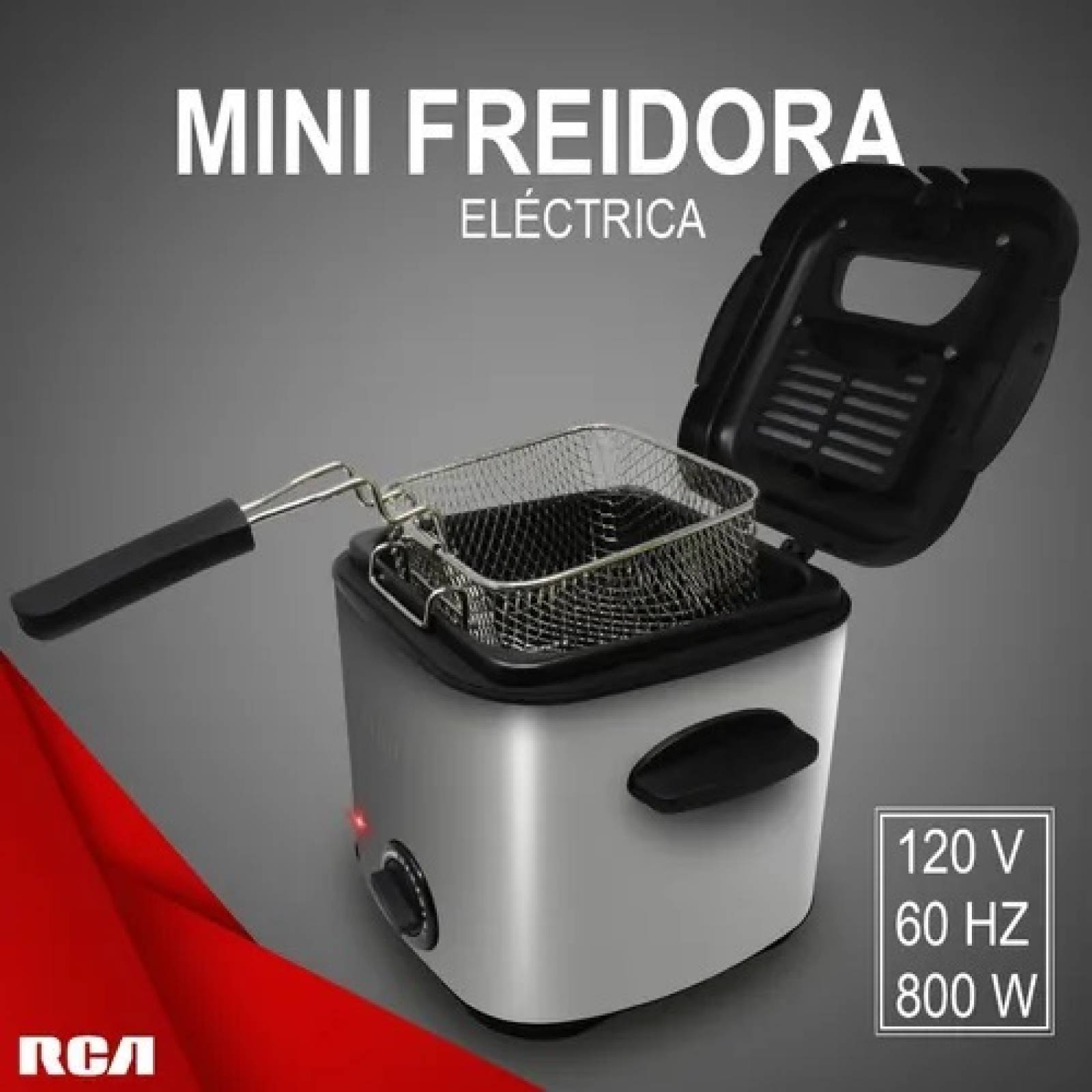 Mini Freidora Eléctrica Aceite Rca