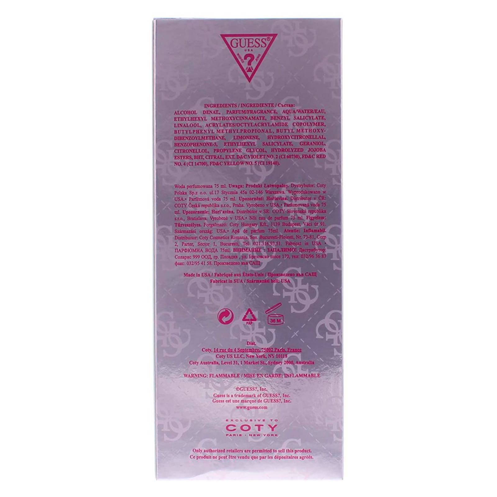 Perfume Mujer Eau de Parfum Frutal 75 ml Guess by Guess