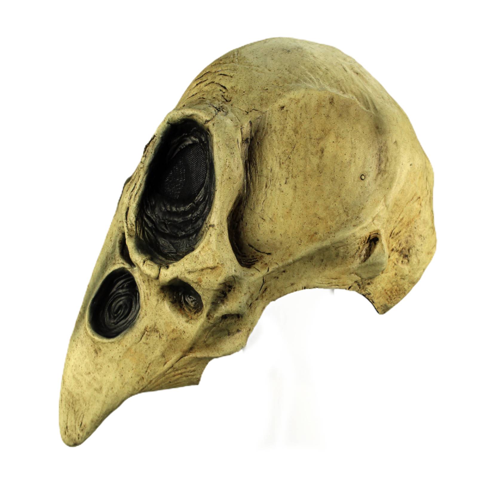 Máscara Latex Craneo Cuervo Crow Skull Terror Halloween