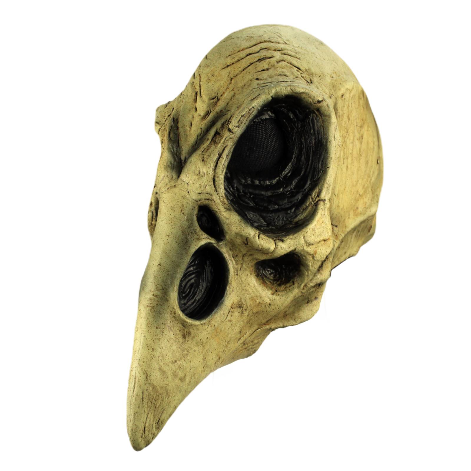 Máscara Latex Craneo Cuervo Crow Skull Terror Halloween