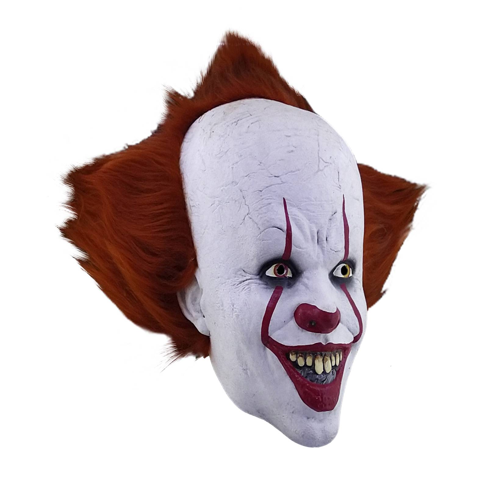 Máscara Terror Nuevo it Eso Deluxe Con pelo Halloween