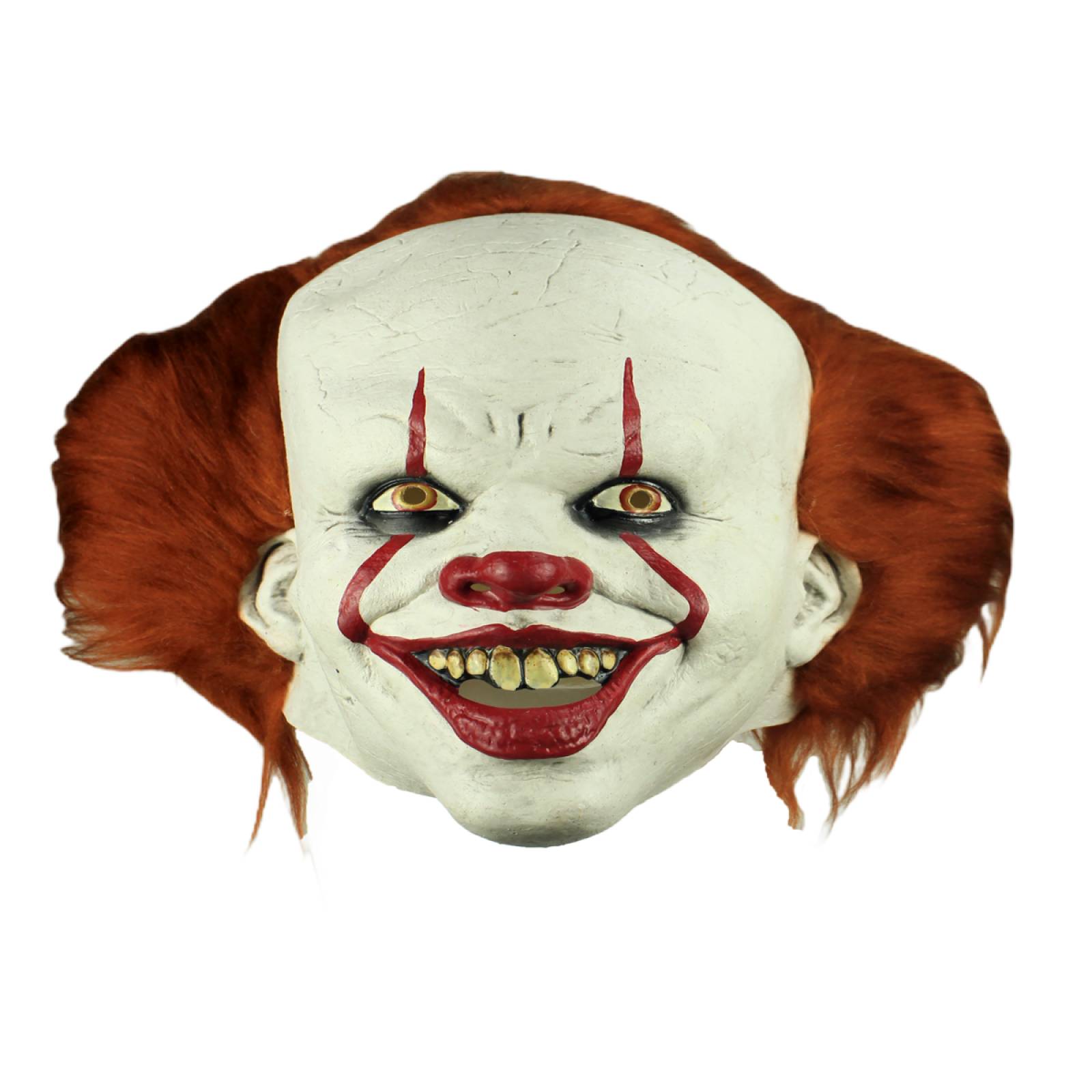 Máscara Terror Nuevo it Eso Deluxe Con pelo Halloween