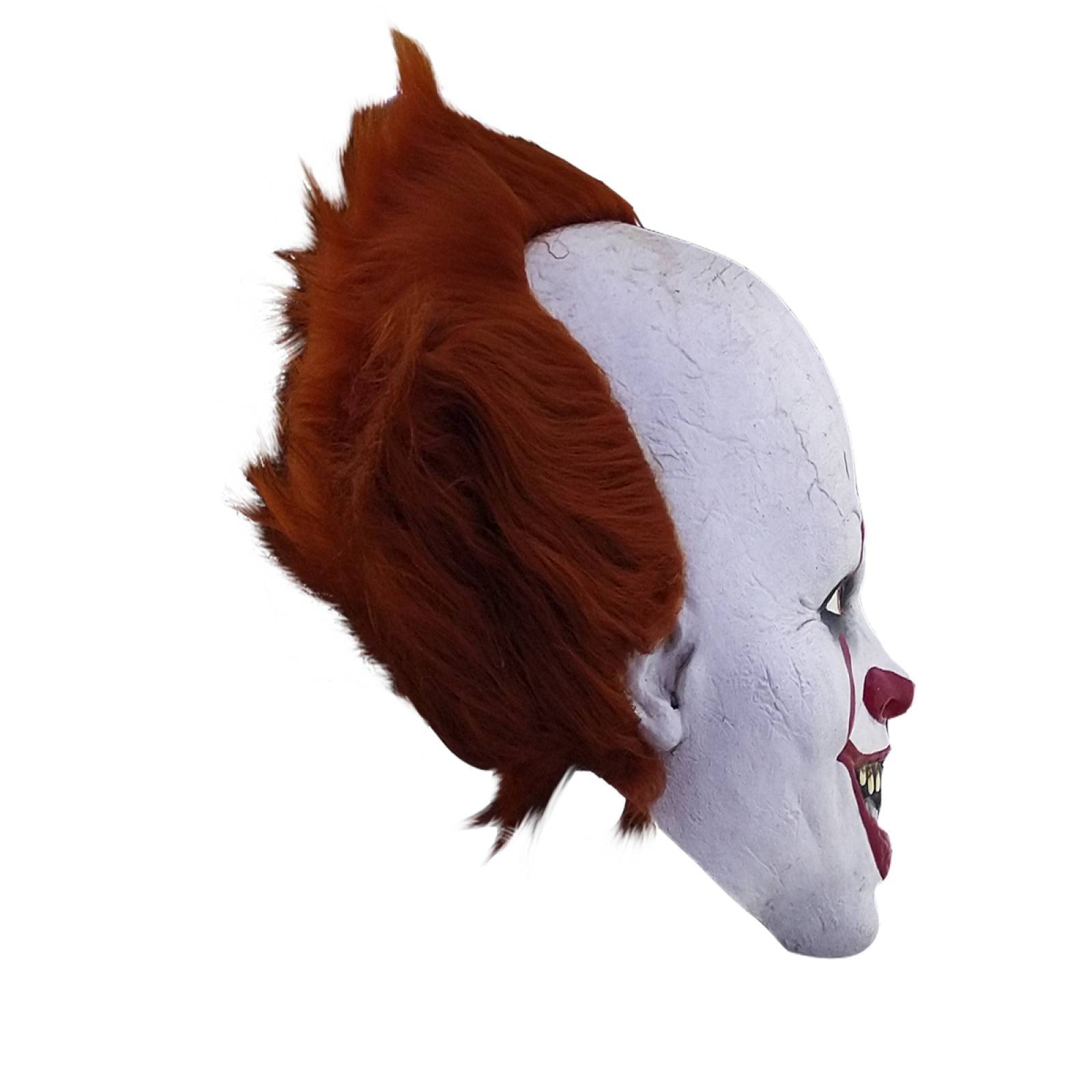 Máscara Terror Nuevo it Eso Deluxe Con pelo Halloween