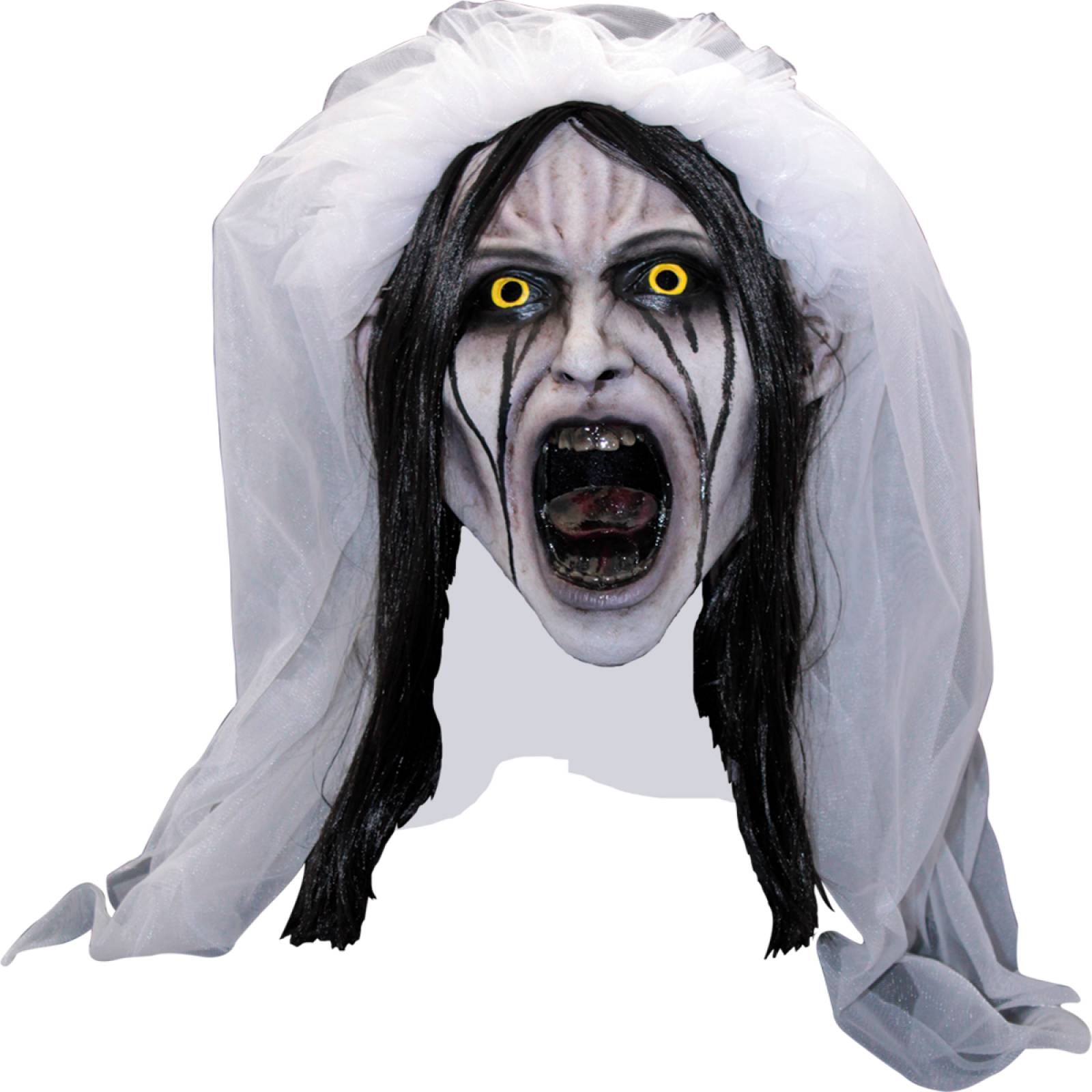 Máscara Terror La Llorona Deluxe Doble Velo Latex Halloween