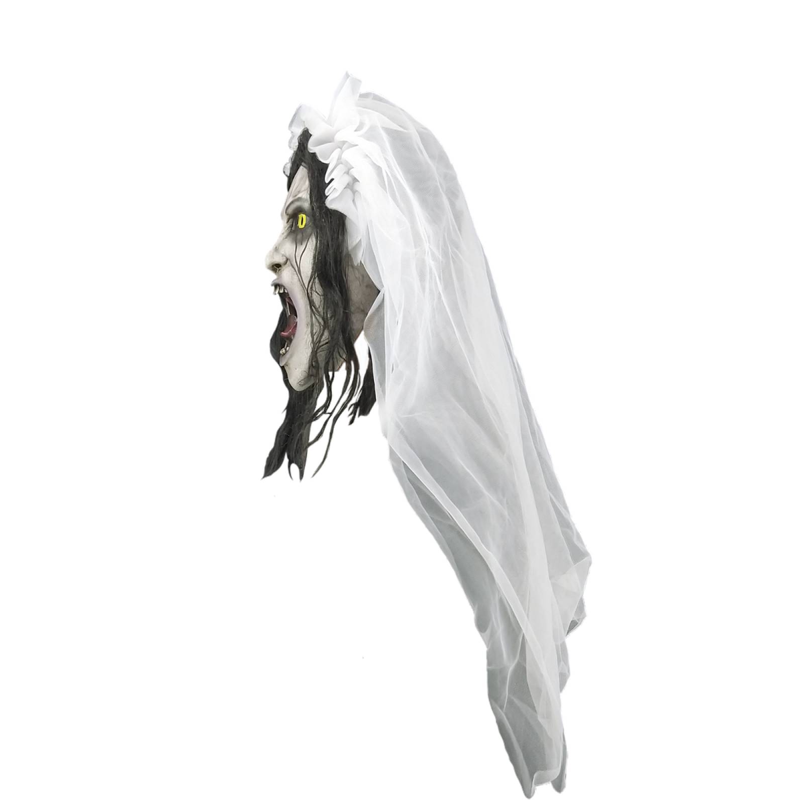 Máscara Terror La Llorona Deluxe Doble Velo Latex Halloween