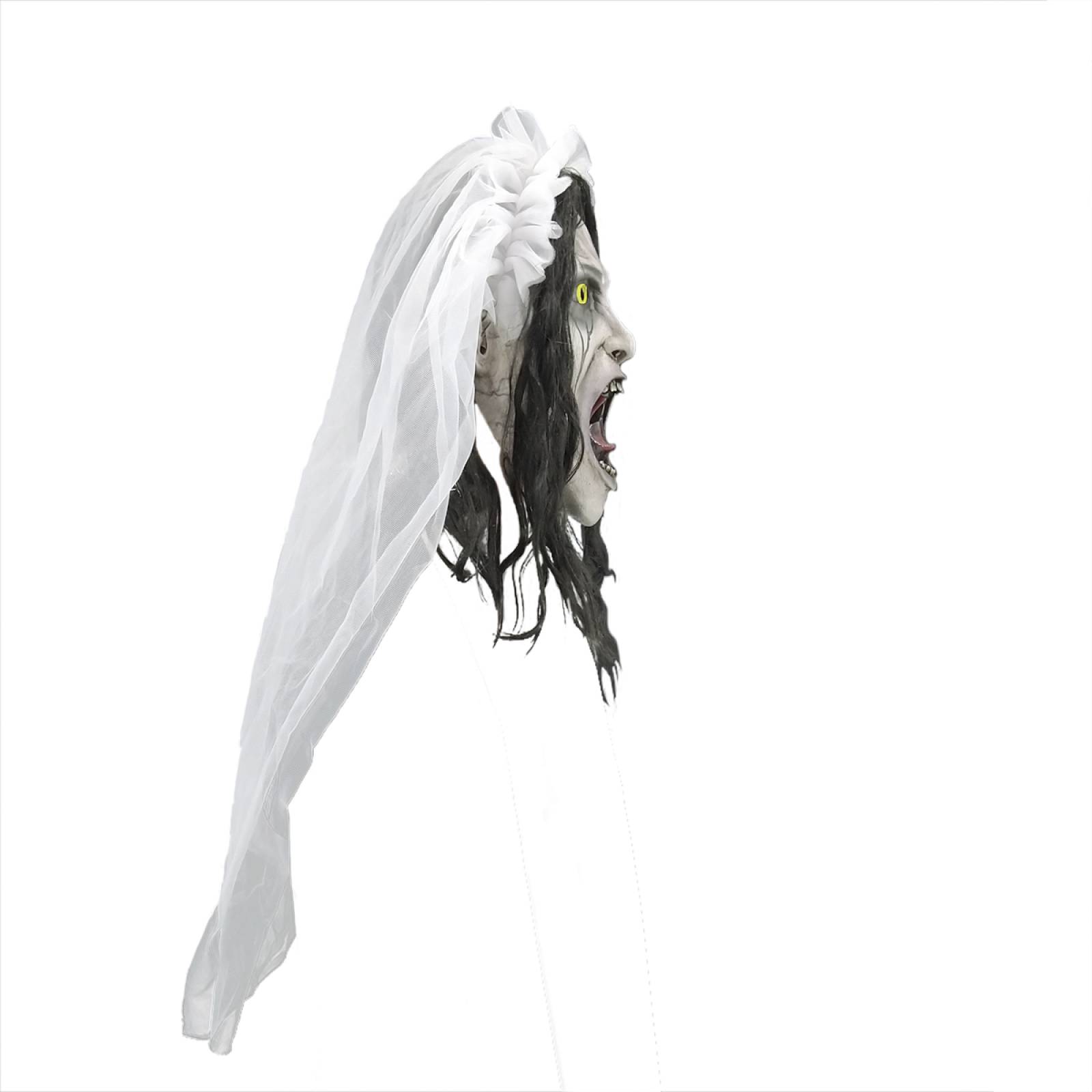 Máscara Terror La Llorona Deluxe Doble Velo Latex Halloween