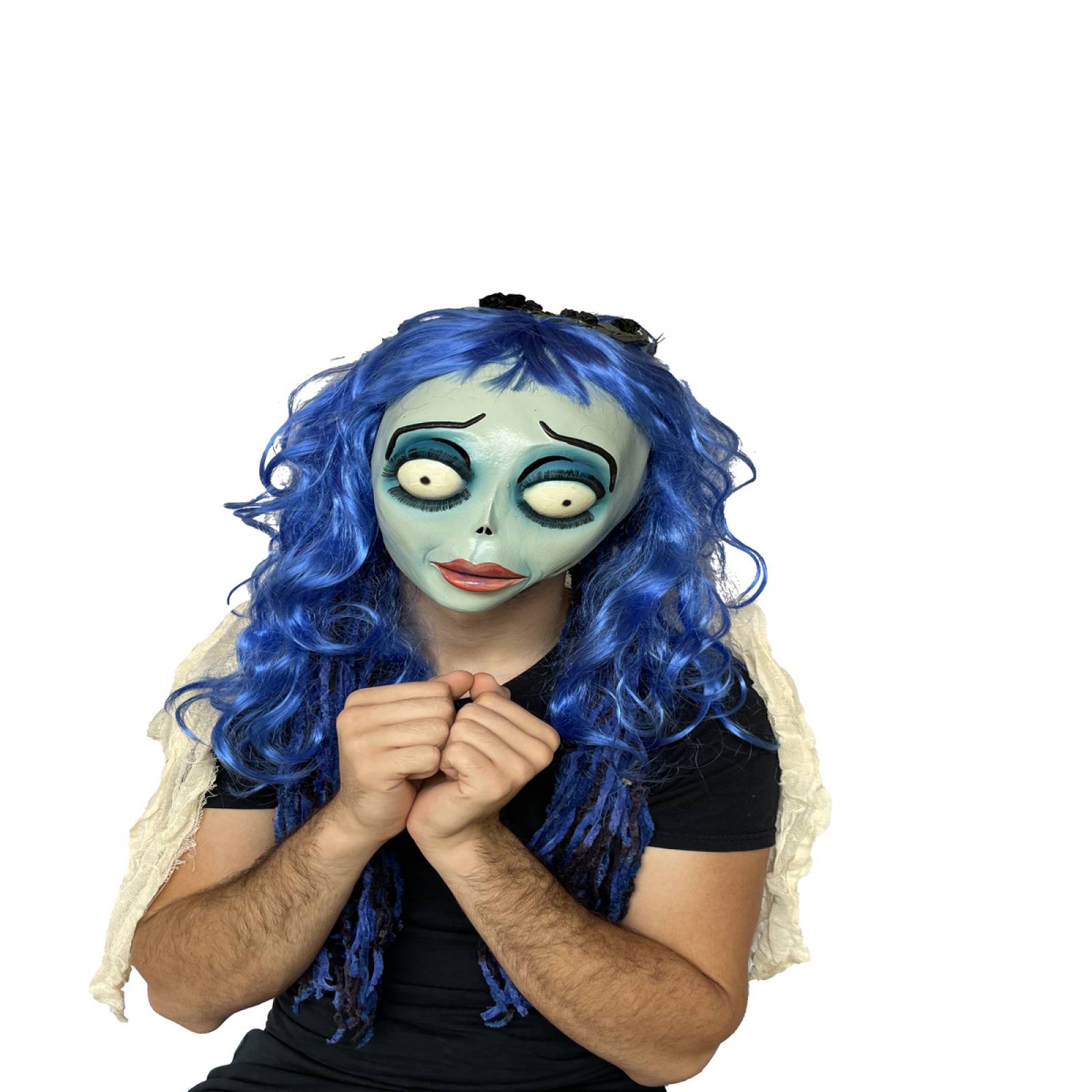 Máscara Emily Cadaver de la Novia Latex Halloween