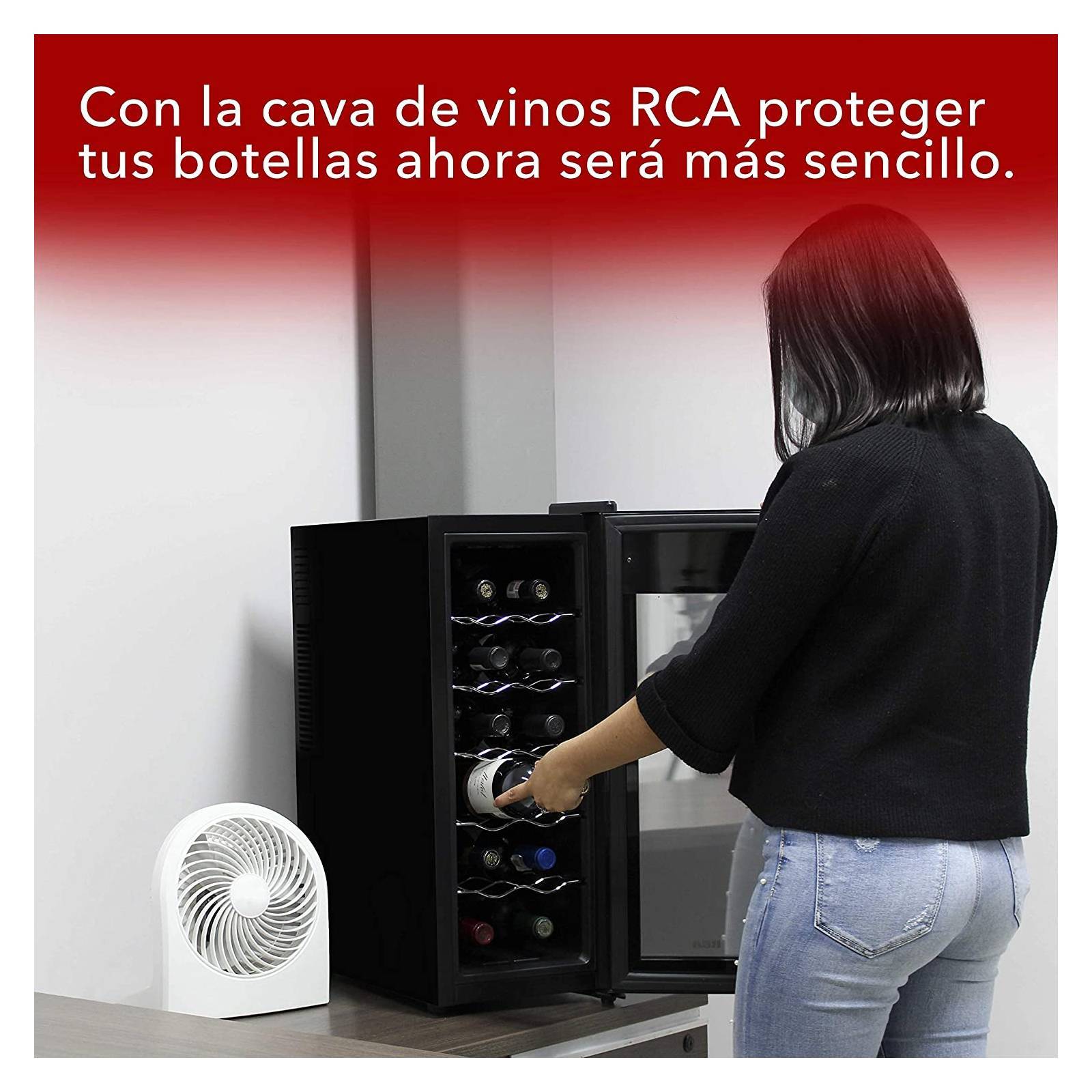 Cava Vinos Capacidad 12 Botellas Lámina RC W12 RCA