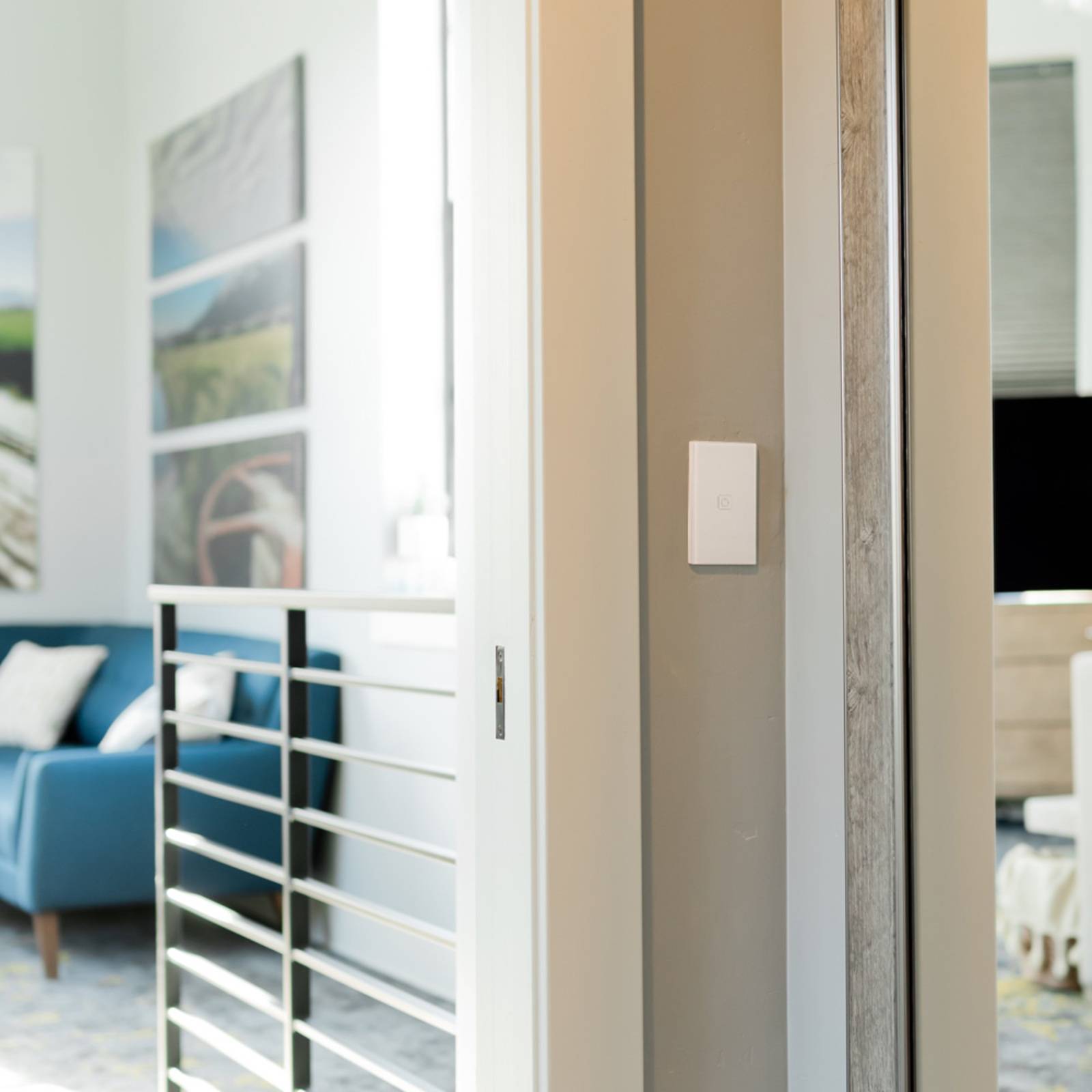 Apagador De Luz Wi Fi 1 Botón Interruptor Tecnolite Connect