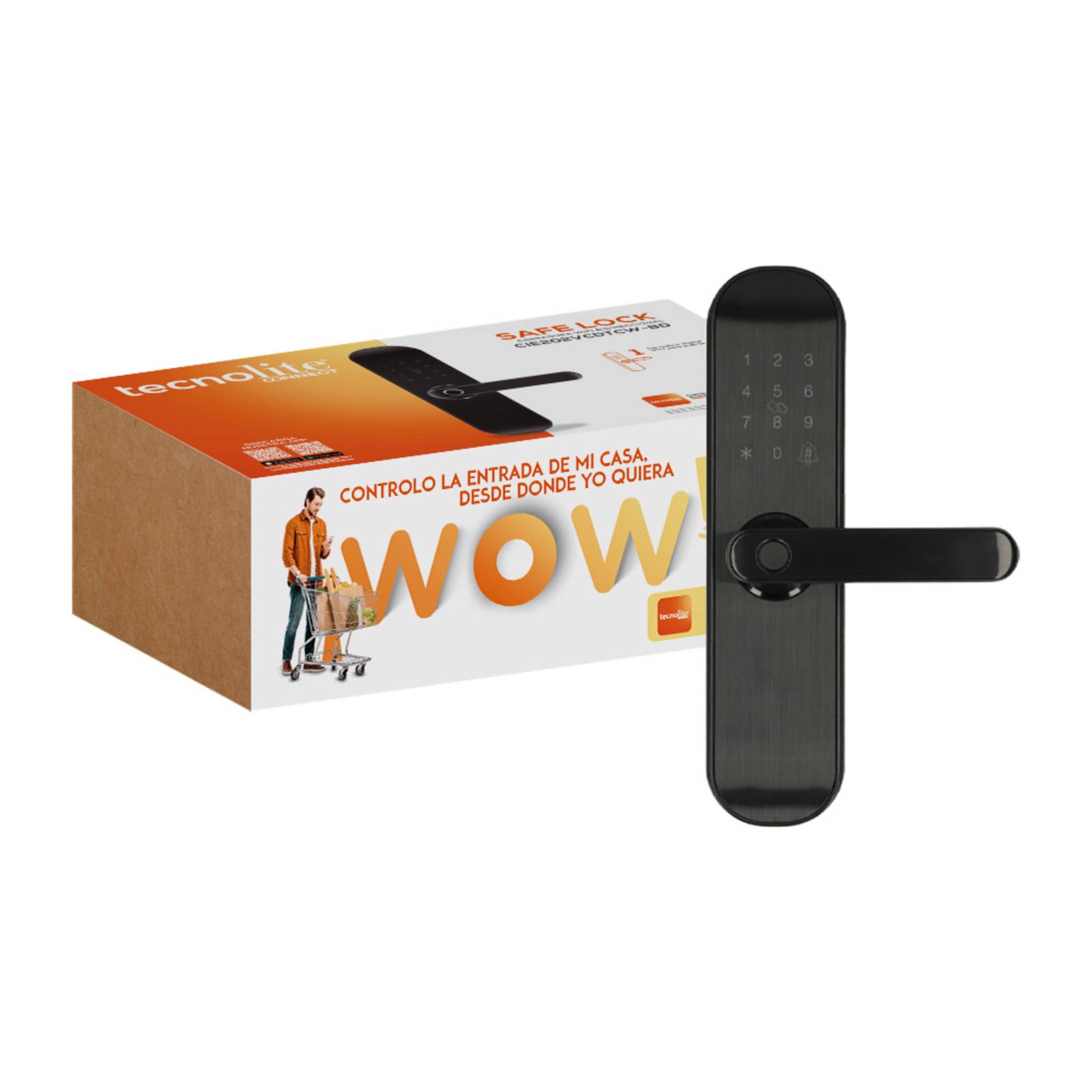 Cerradura Wi Fi Múltiple Desbloqueo Alexa Tecnolite Connect