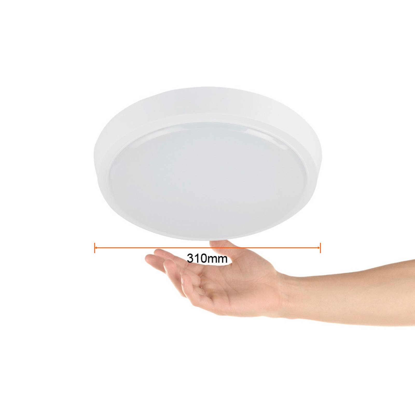 Lámpara De Techo LED Blanca WiFi 20W Alexa Tecnolite Connect
