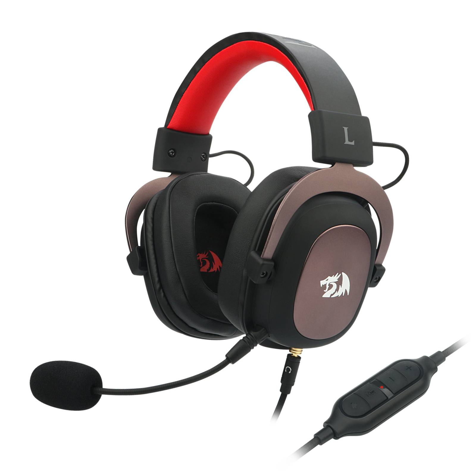 Audífonos Alámbricos Gamer Redragon Zeus2 H510 Negro