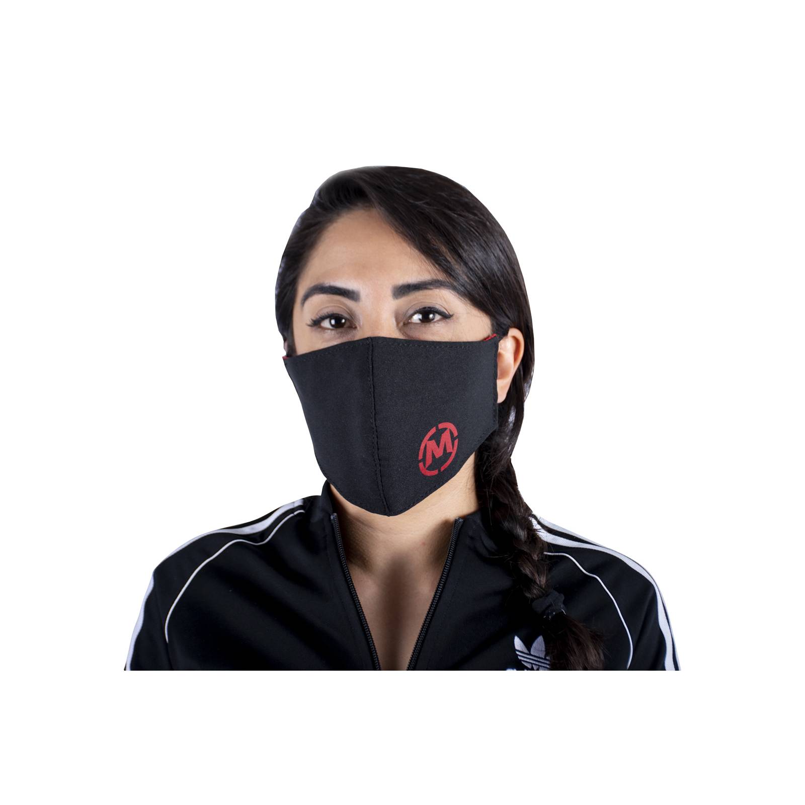 Cubre Bocas Negro 2 Protecciones MC 022 Polyester Mendoza