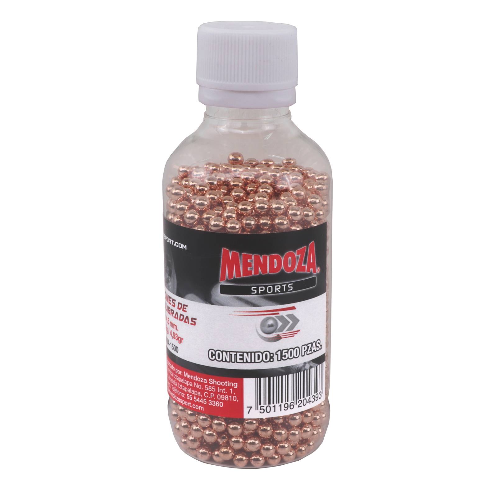 Diabolos Municion Acero Cal  4 5 mm 1500 Piezas Mendoza