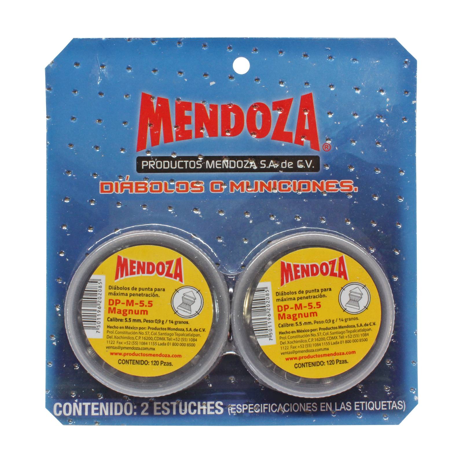 Diabolo Magnum 5 5 Twin Pack 2 Estuches 120 Piezas Mendoza
