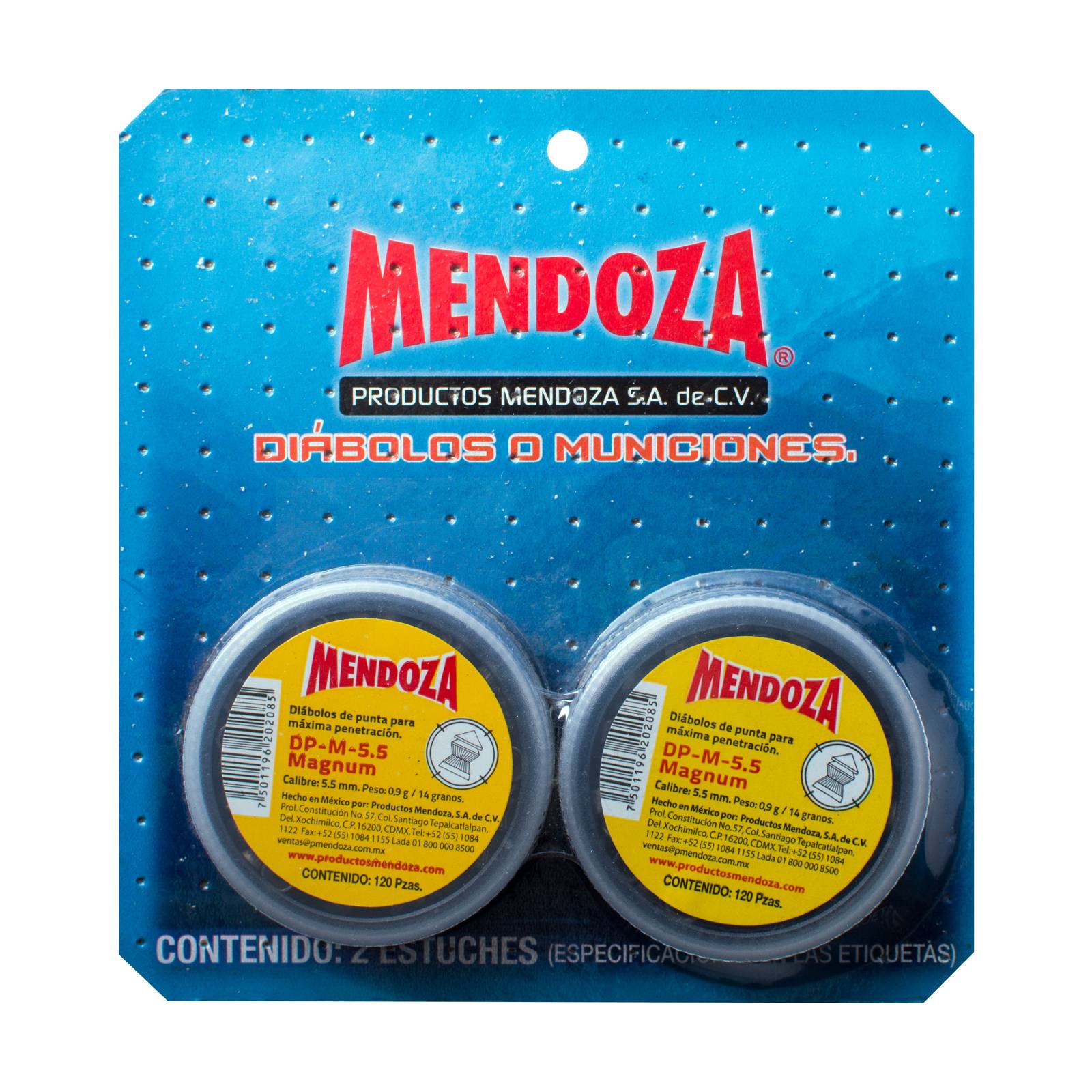 Diabolo Magnum 5 5 Twin Pack 2 Estuches 120 Piezas Mendoza