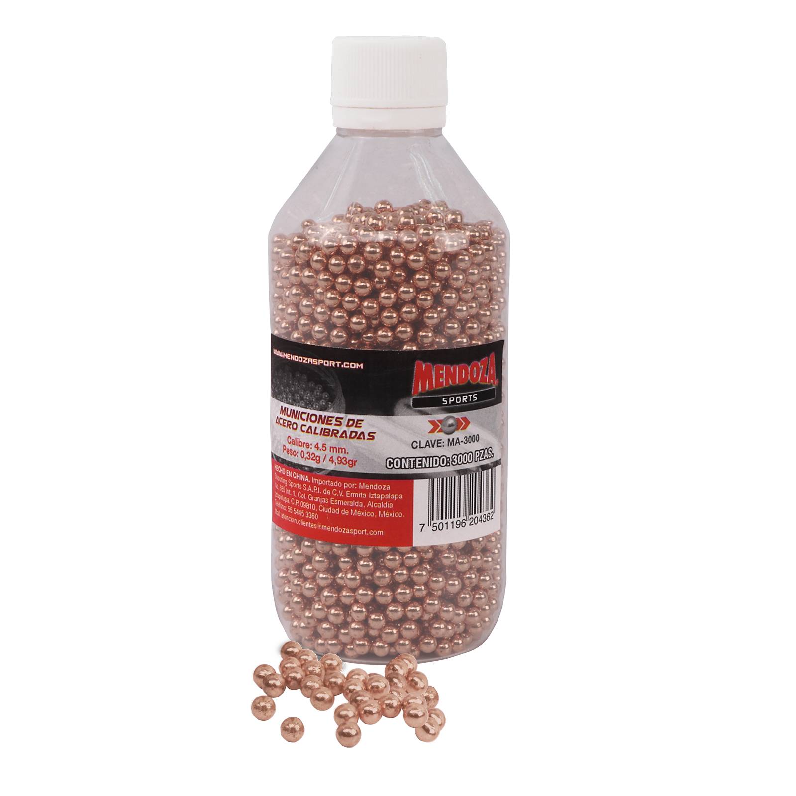 Diabolos Municion Acero Cal  4 5 mm 3000 Piezas Mendoza