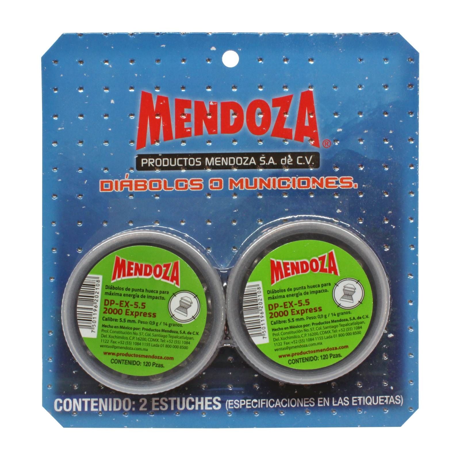 Diabolo Despachador Express 5 5 Twin Pack 2 Estuches Mendoza