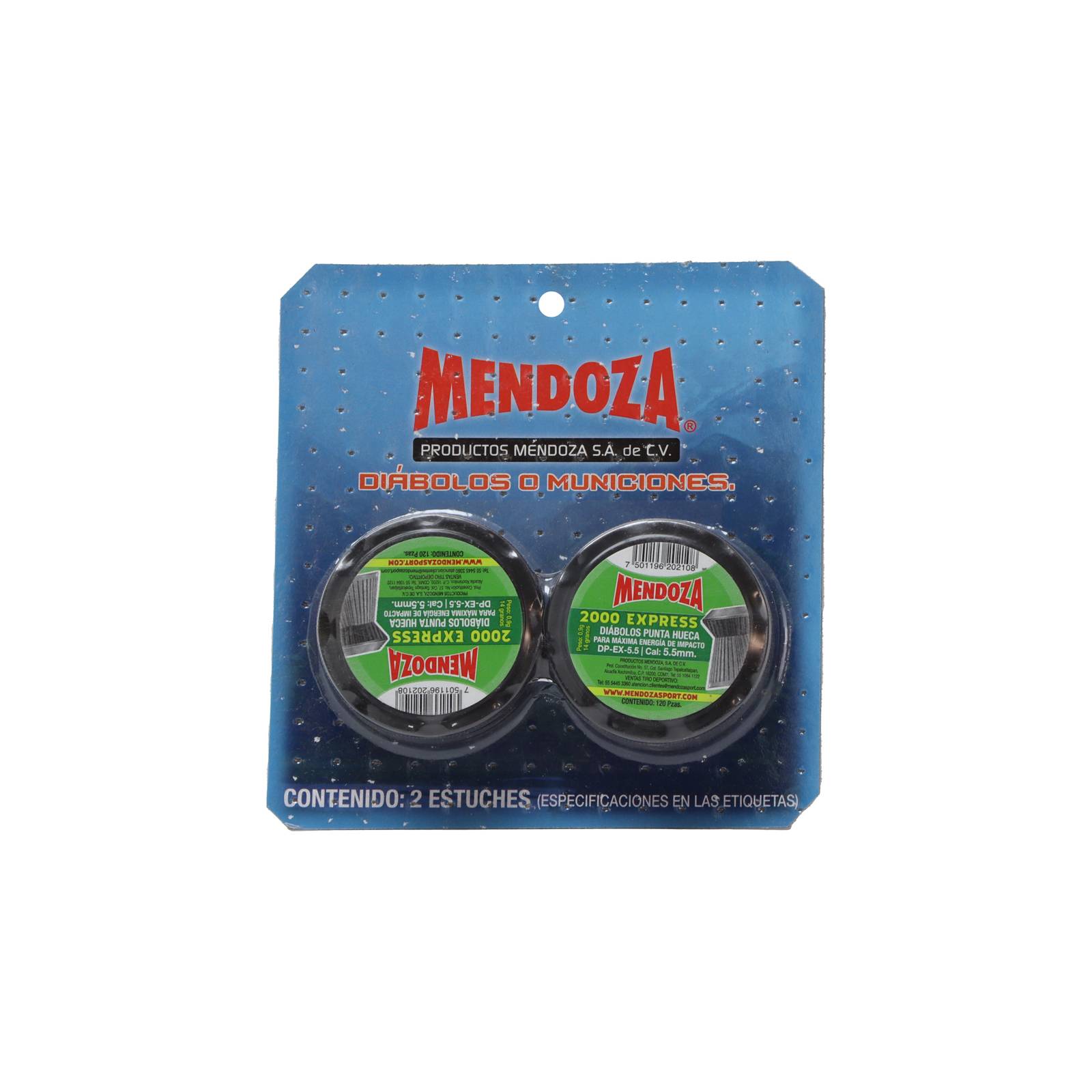 Diabolo Despachador Express 5 5 Twin Pack 2 Estuches Mendoza