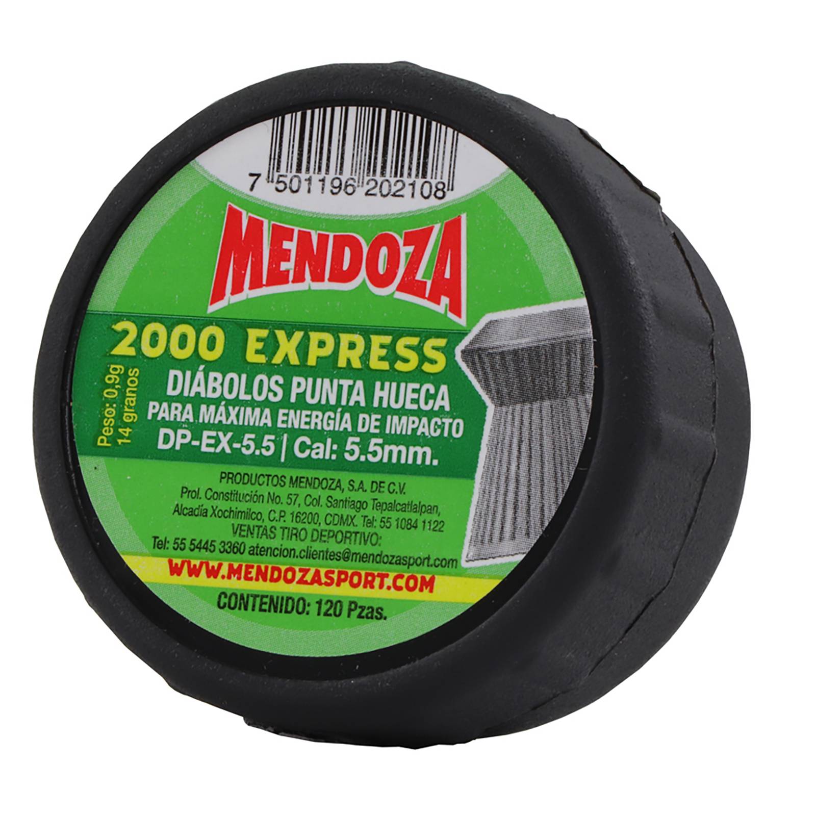 Diabolo Despachador Express Cal 5 5 120 Piezas Mendoza