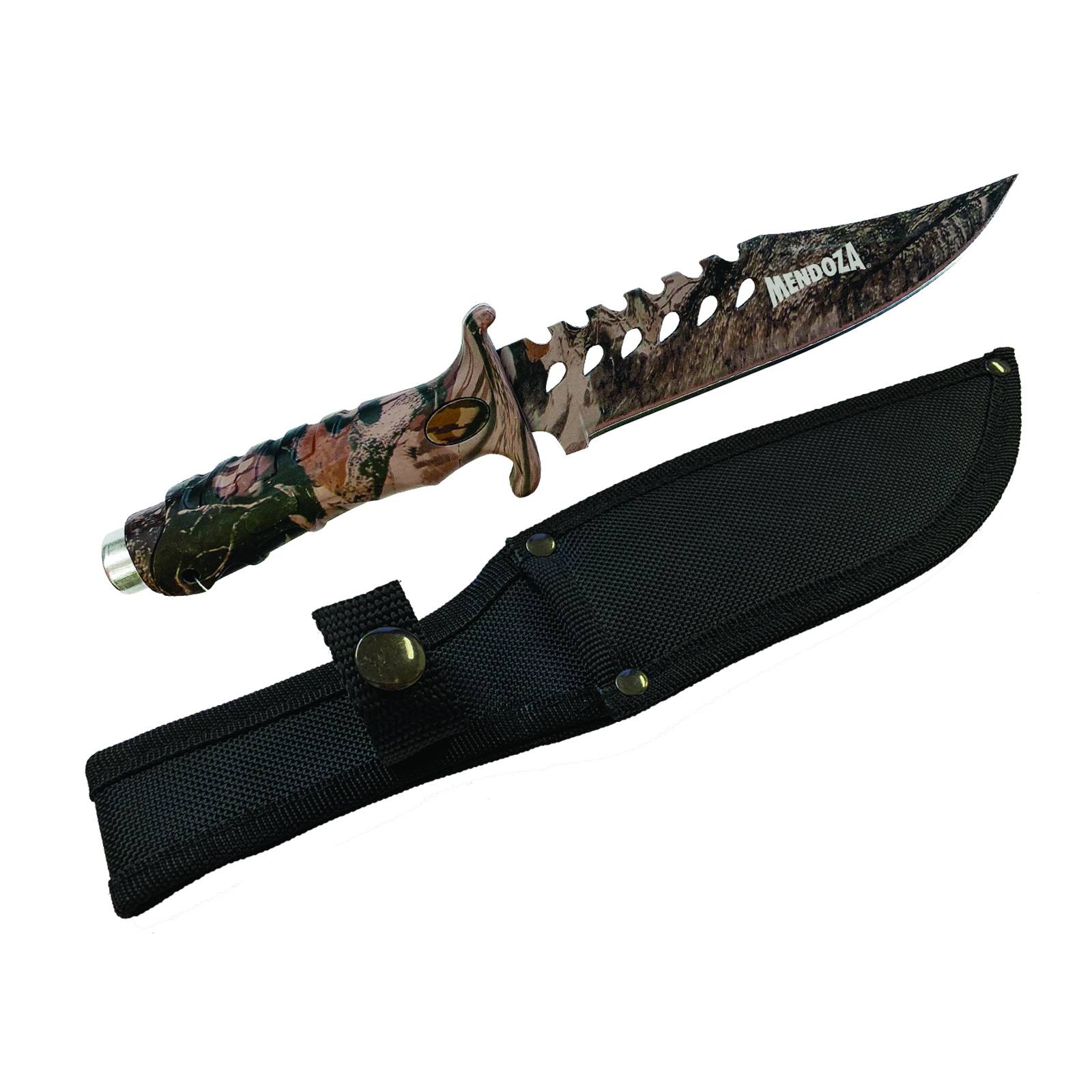Cuchillo Tactico Hoja Fija Acero Inoxidable MC 004 Mendoza