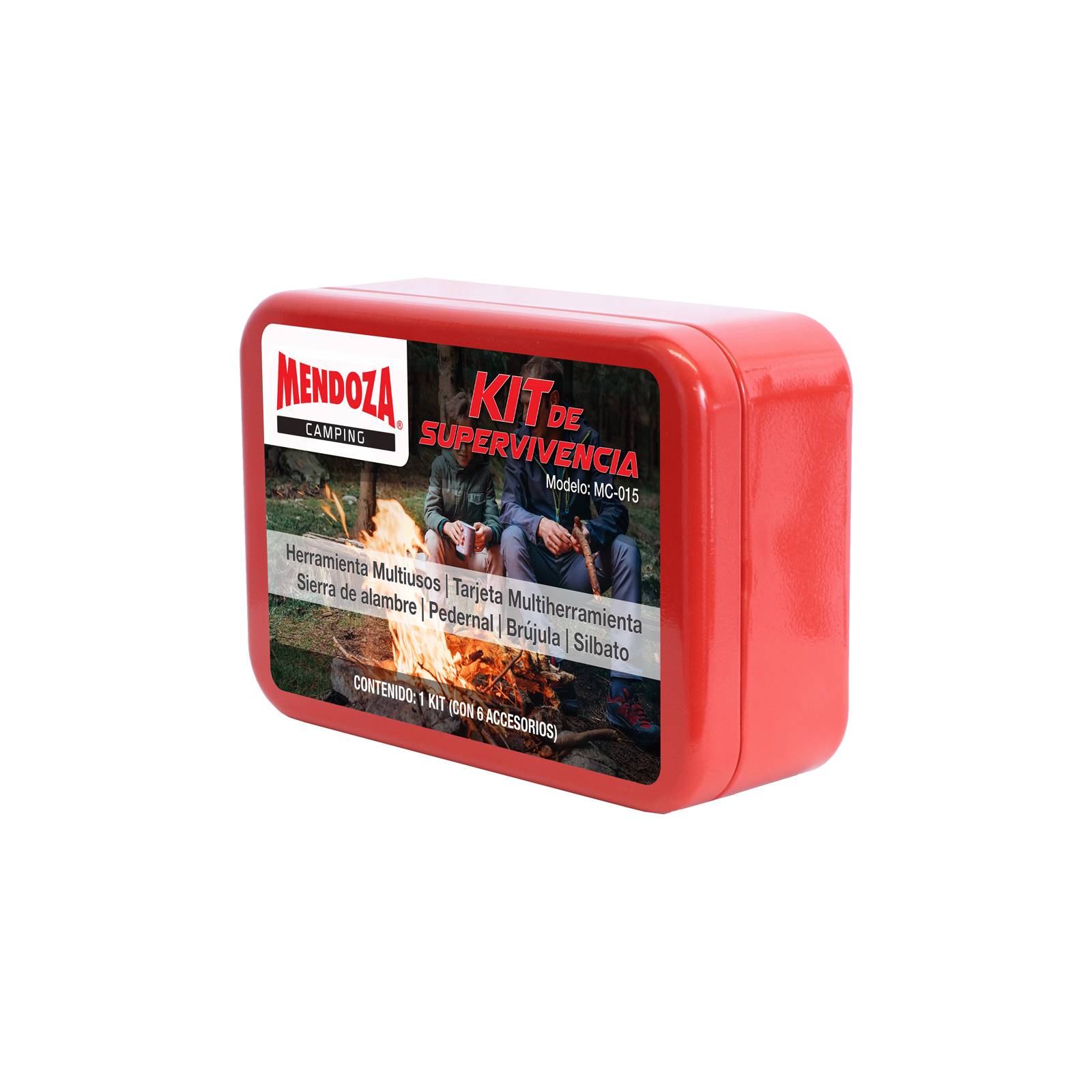 Kit De Supervivencia Rojo SOS 6en1 MC 015 Mendoza
