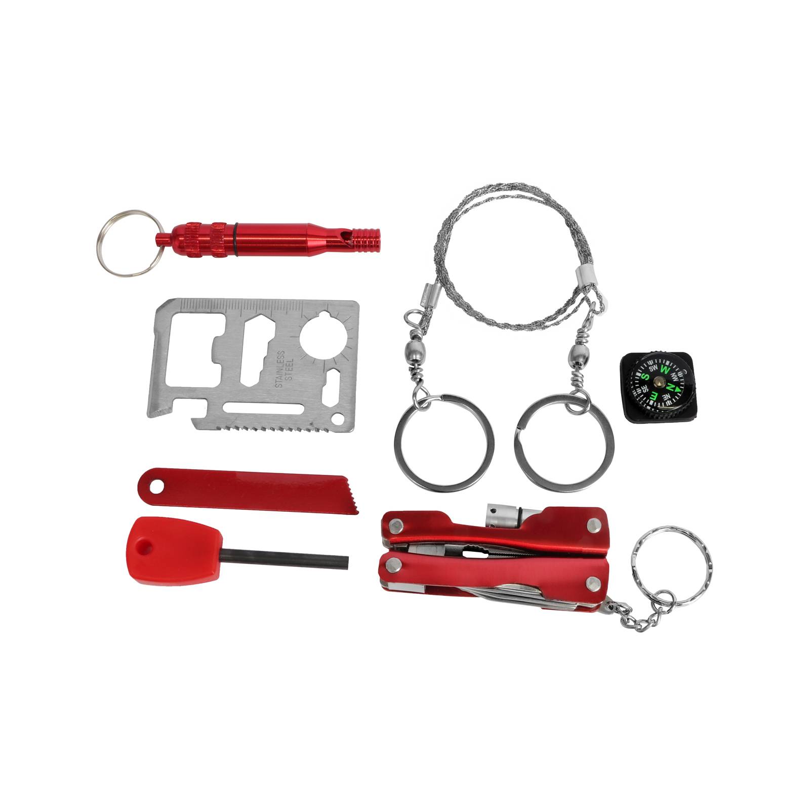 Kit De Supervivencia Rojo SOS 6en1 MC 015 Mendoza