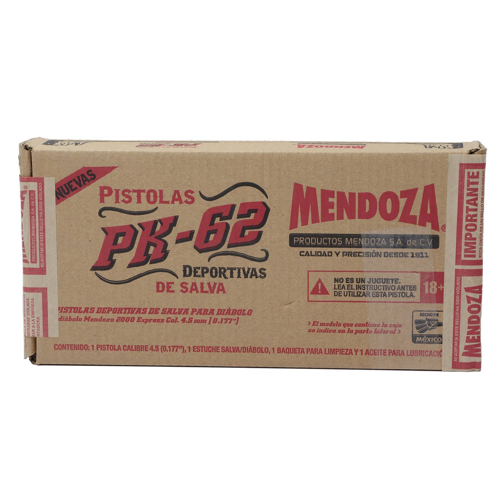 Pistola De Diabolos Deportiva Cañon Largo PK62 L0234 Mendoza