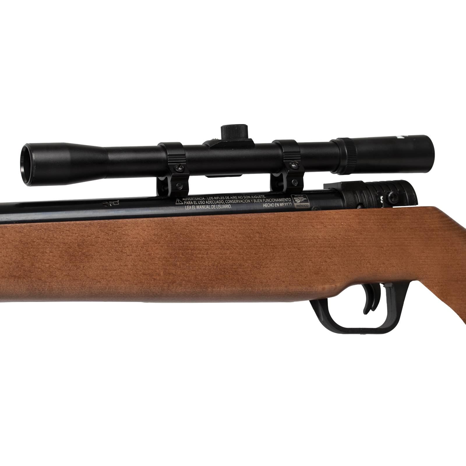Rifle De Diabolos RM 100 Barniz Cal 5 5 Mira 4x32 Mendoza