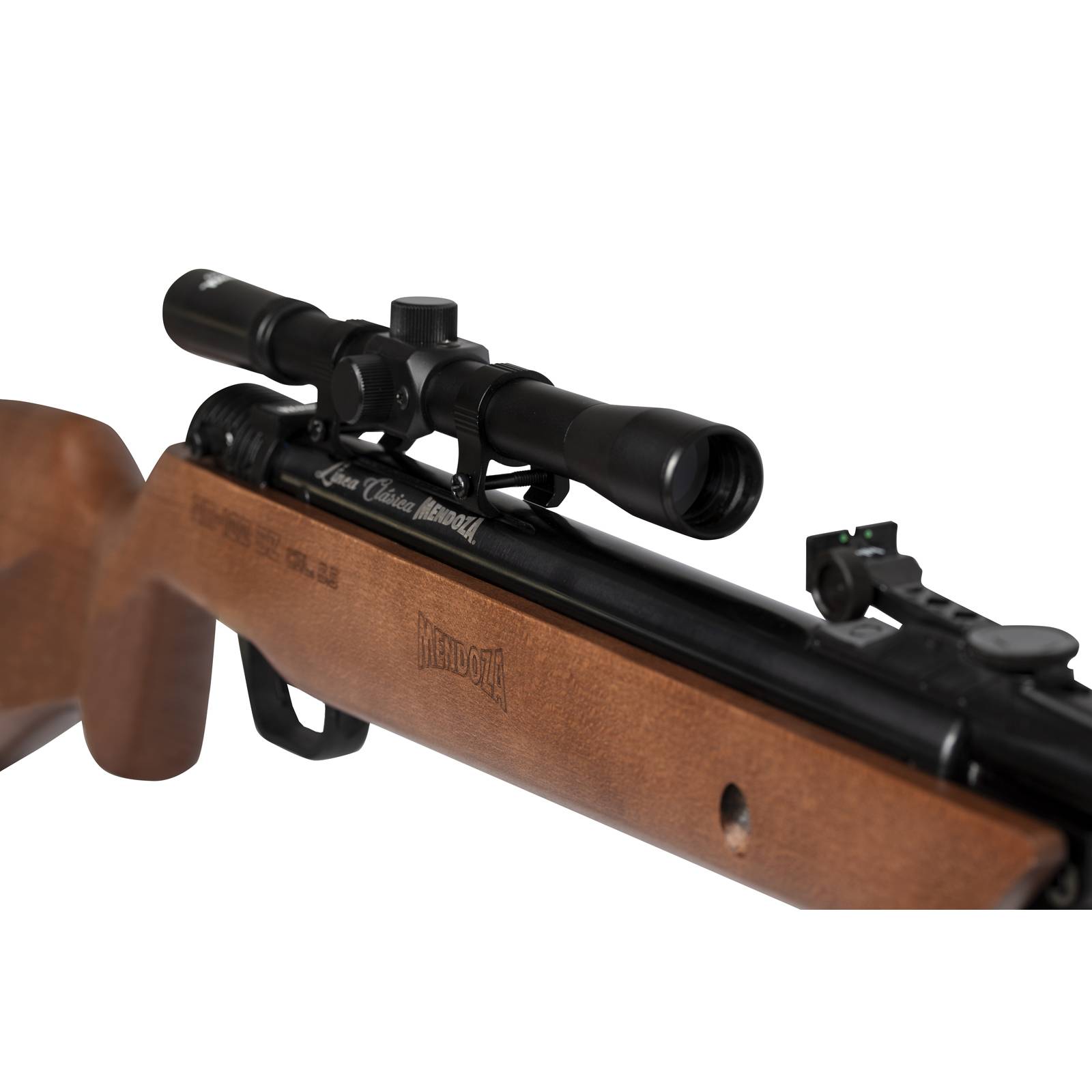 Rifle De Diabolos RM 100 Barniz Cal 5 5 Mira 4x32 Mendoza