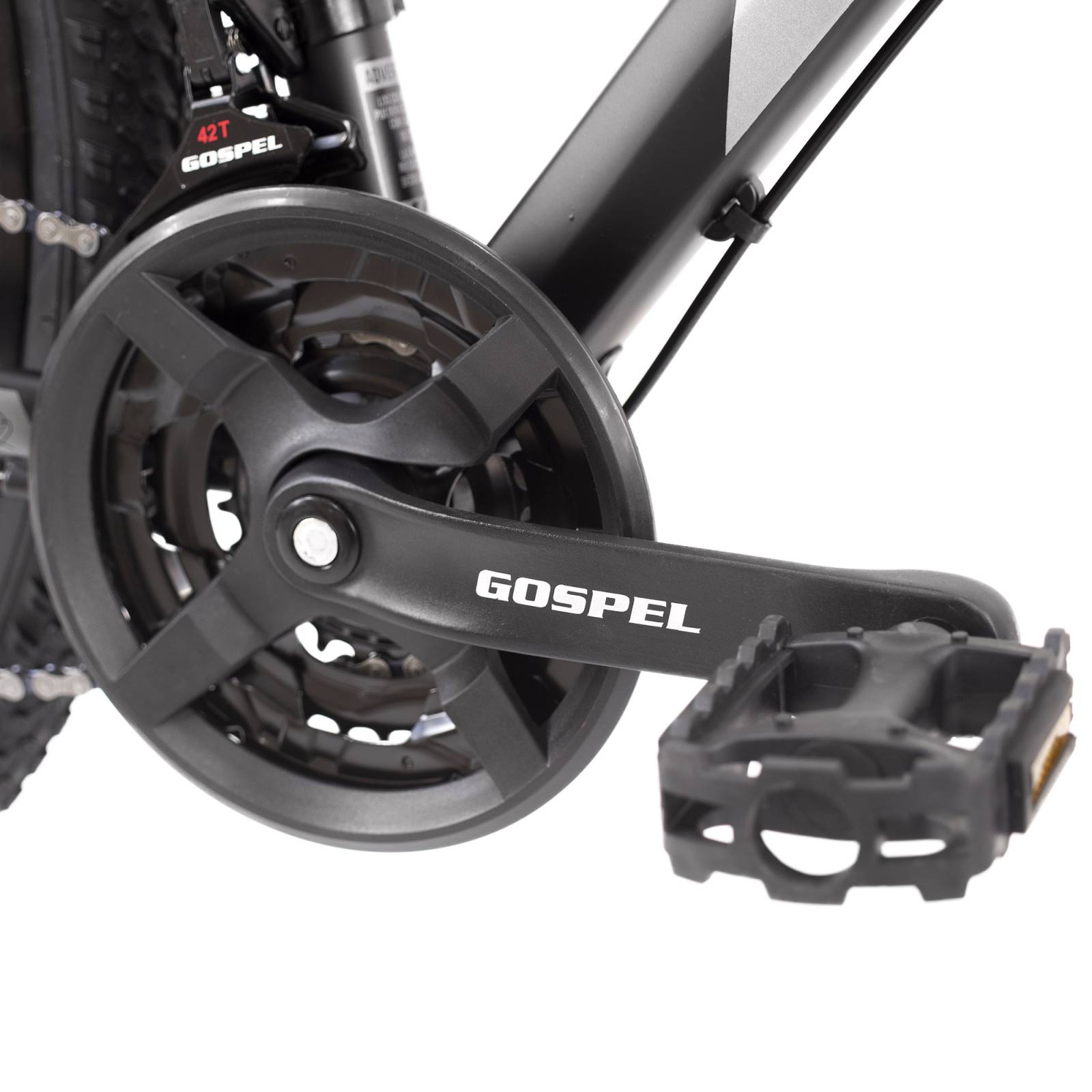 Bicicleta Montaña R29 Aluminio 24 Vel Negro Gospel