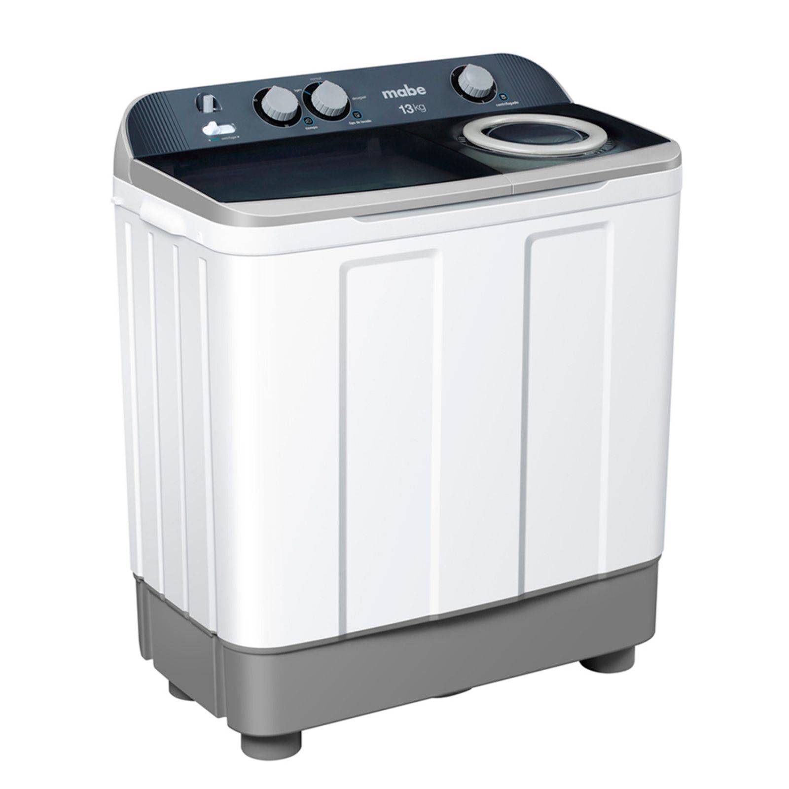 Lavadora Semiautomática Doble Tina 13 kg LMDX3124PBAB0 Mabe
