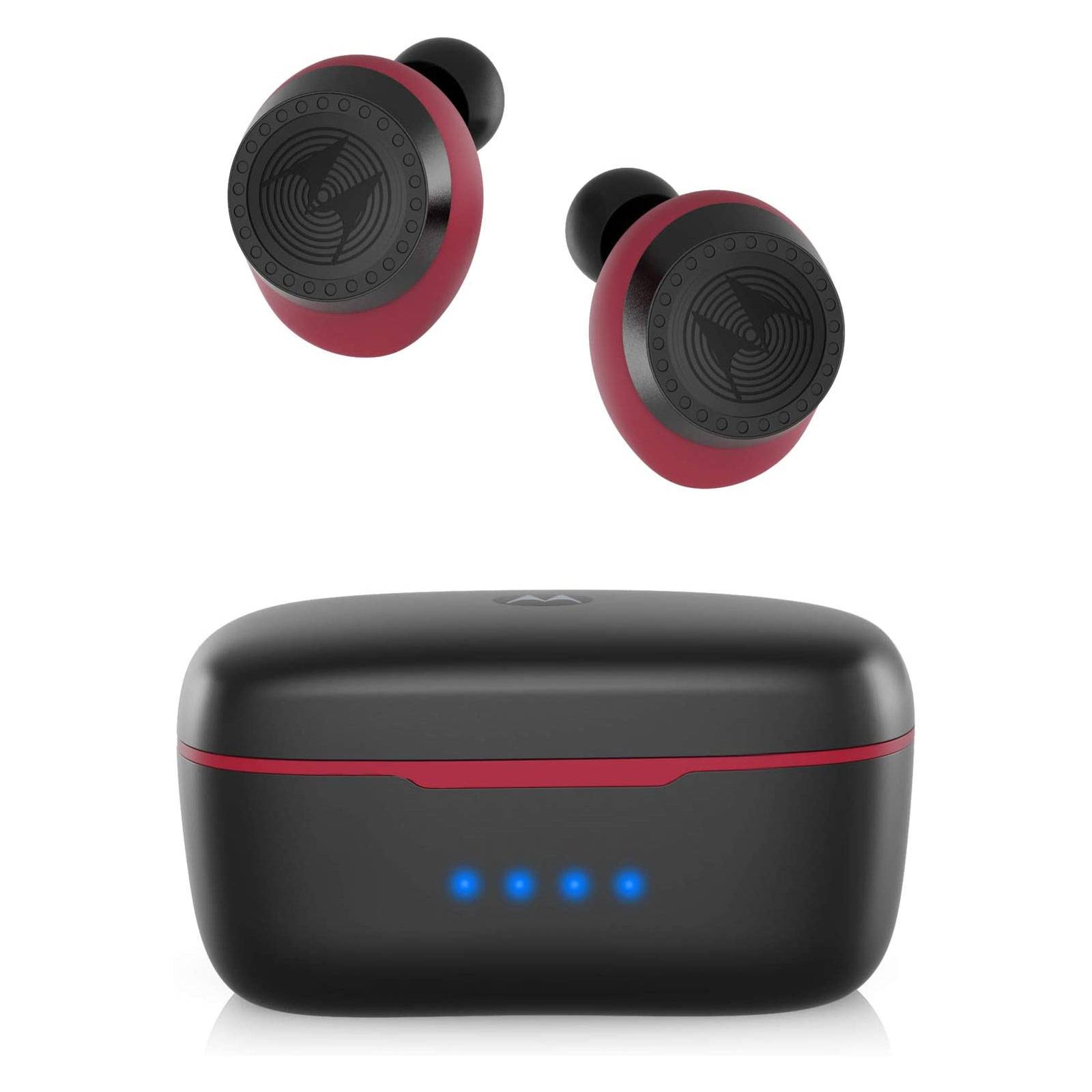 Audífonos Bluetooth Vervebuds 200 Single Negro Rojo Motorola
