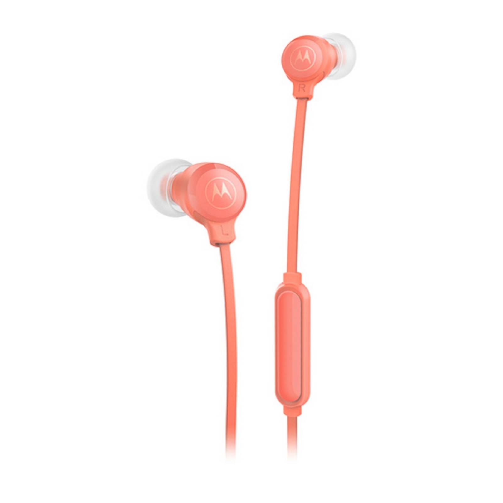 Audifonos Motorola Earbuds 3s Alámbrico In Ear Coral 3 5mm