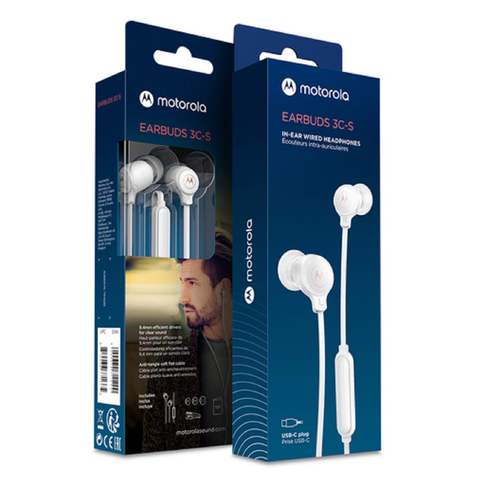 Audifonos Motorola Earbuds 3s Alámbrico In Ear Blanco 3 5mm