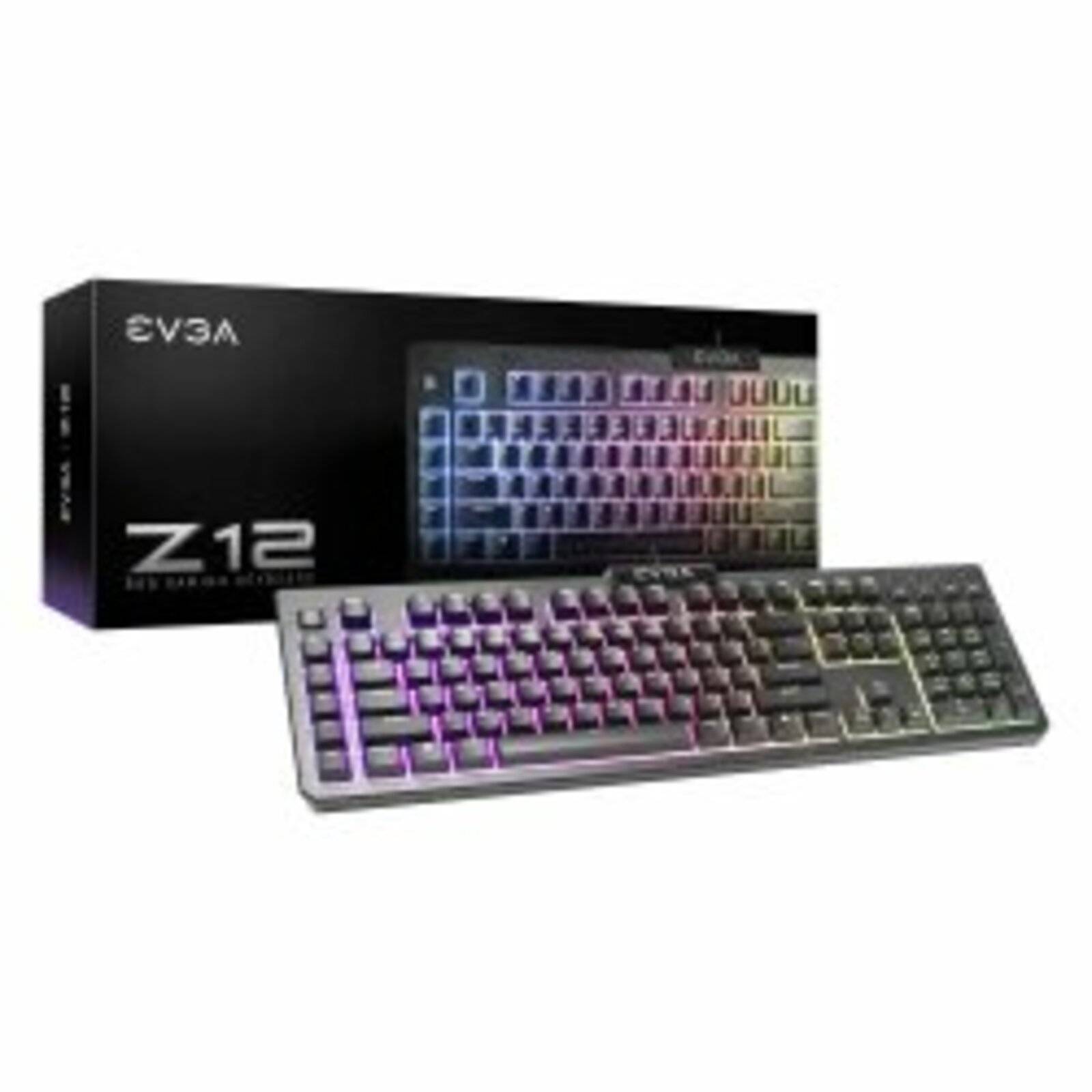 Teclado EVGA Z12 834 W0 12SP K2 RGB MEMBRANA USB 2 0 IP32 MULTIMEDIA