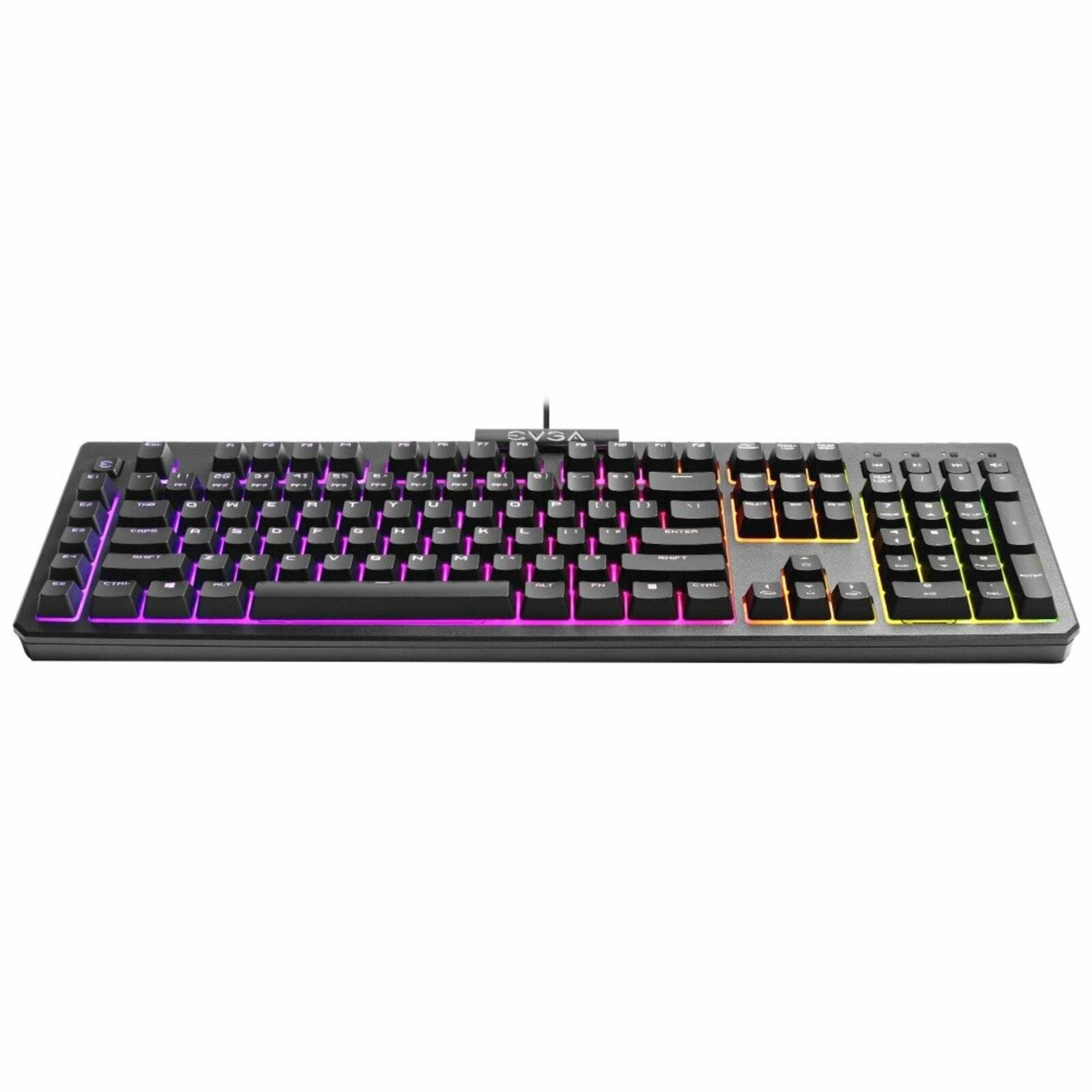 Teclado EVGA Z12 834 W0 12SP K2 RGB MEMBRANA USB 2 0 IP32 MULTIMEDIA
