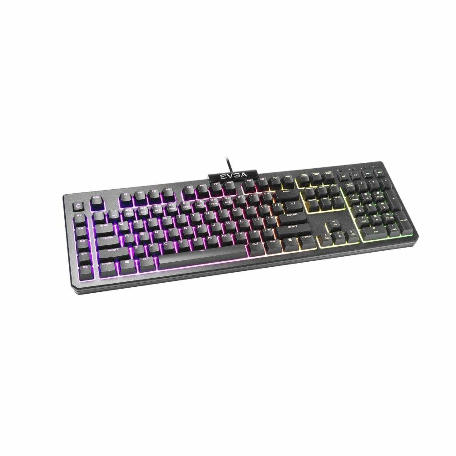 Teclado EVGA Z12 834 W0 12SP K2 RGB MEMBRANA USB 2 0 IP32 MULTIMEDIA