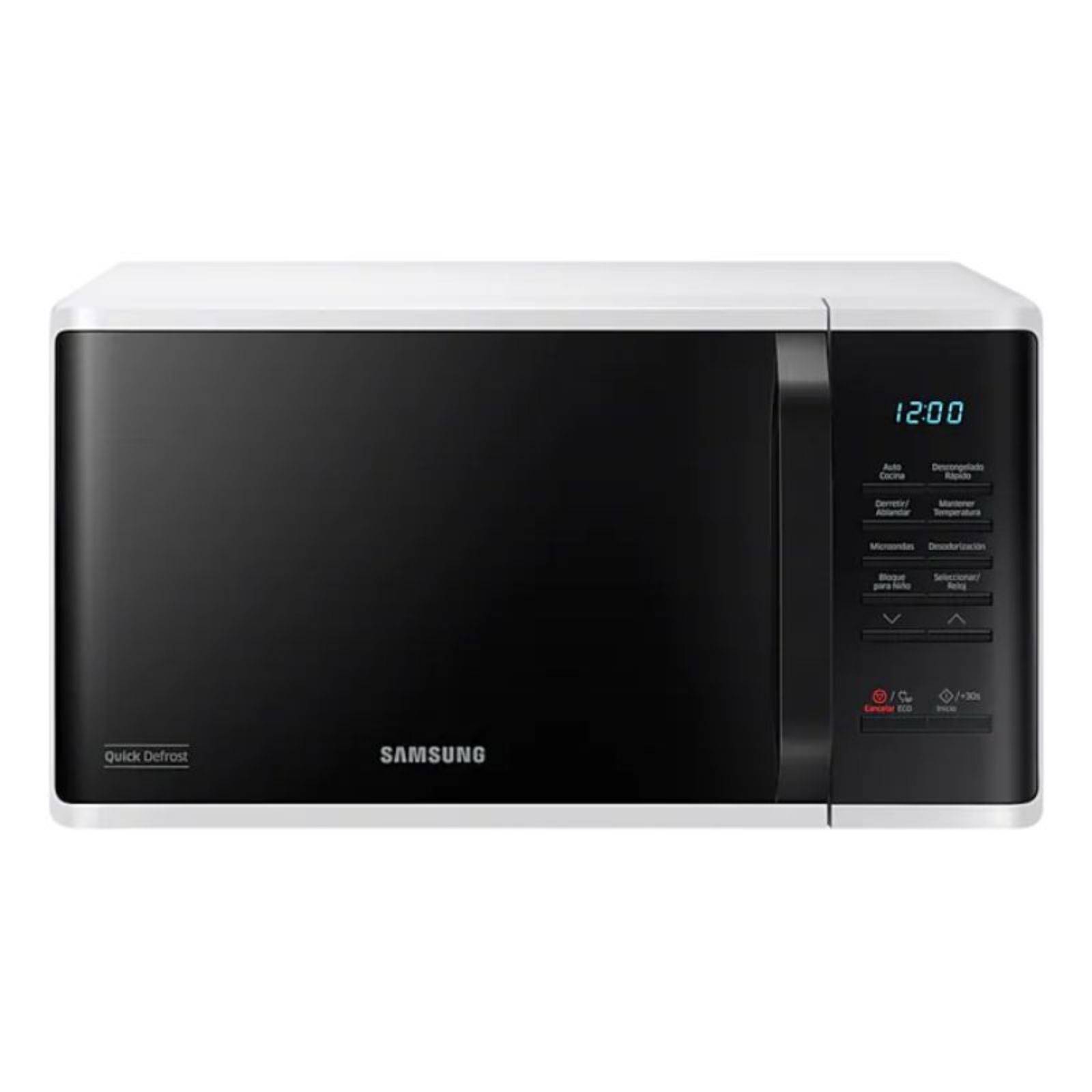 Horno Microondas Samsung 1 1 Pies 750W Blanco MS 23K3513AW