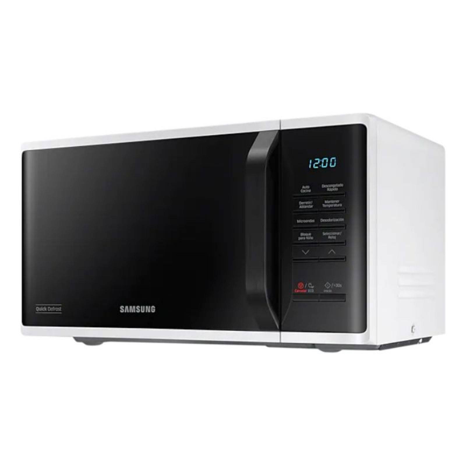 Horno Microondas Samsung 1 1 Pies 750W Blanco MS 23K3513AW