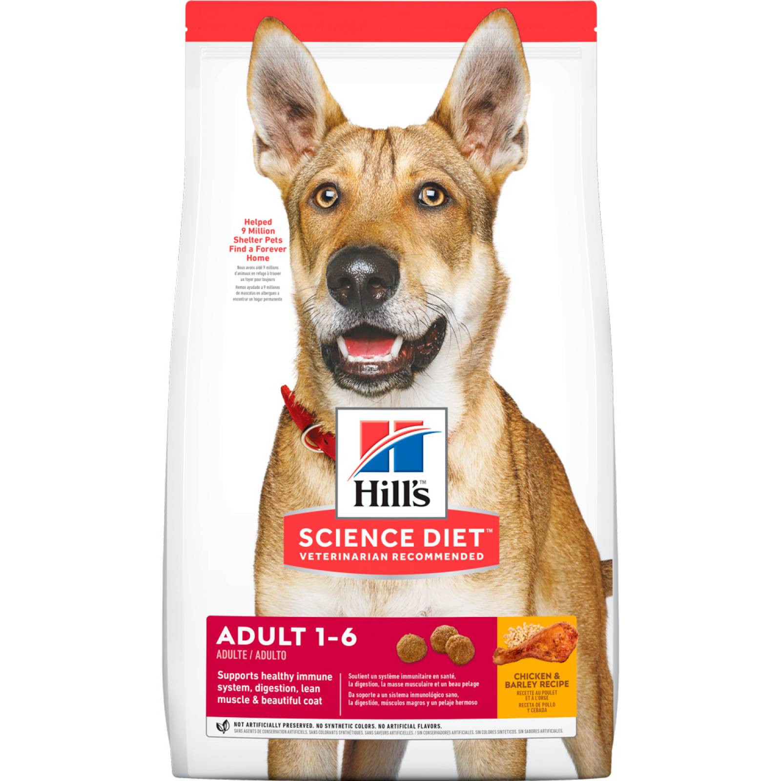 Alimento Perro Croquetas Adulto Fitness 15 kg Hills