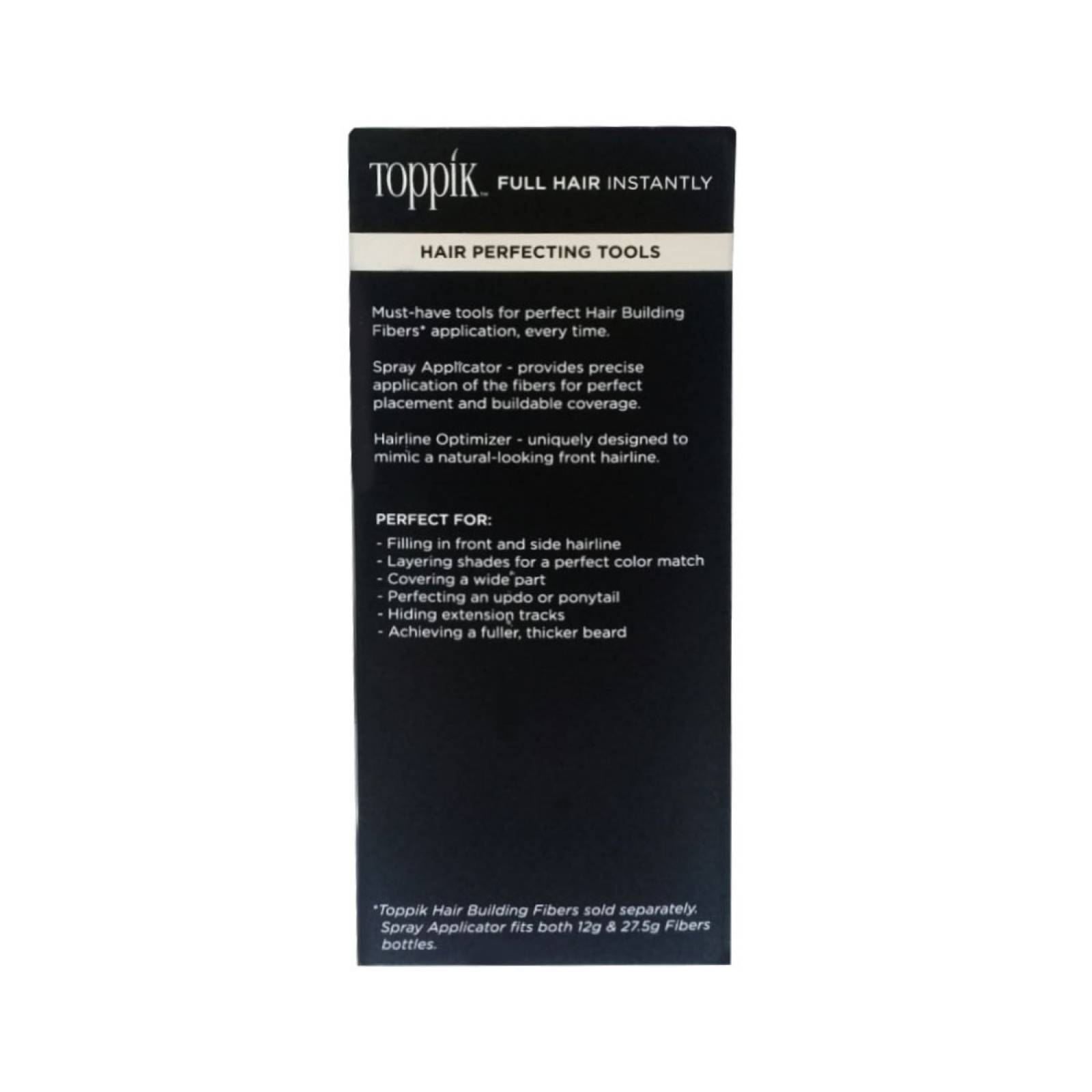 Kit Duo Atomizador Y Optimizador Línea De Cabello Toppik